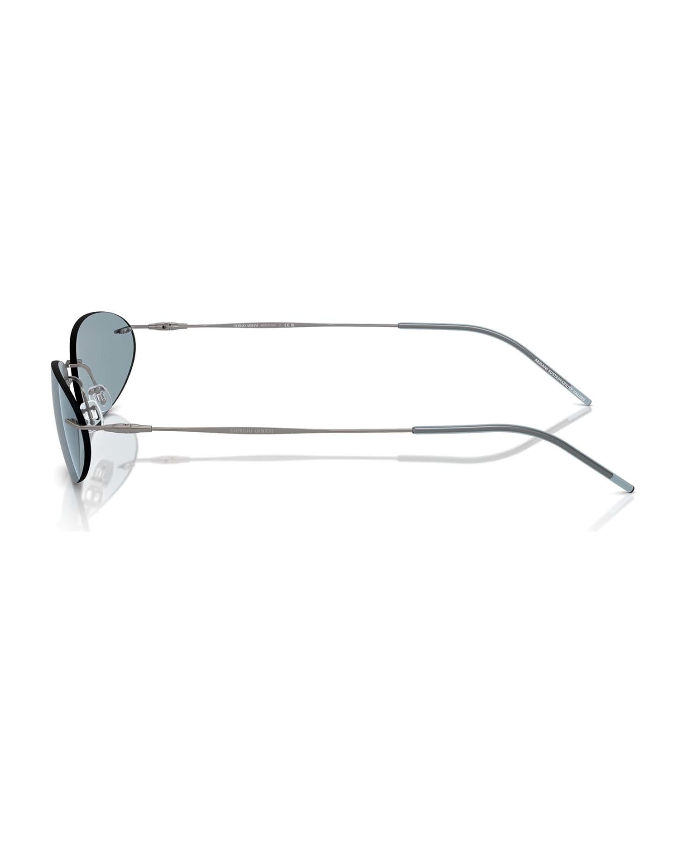 Giorgio Armani Ar1508m Matte Gunmetal Sunglasses - Matte Gunmetal