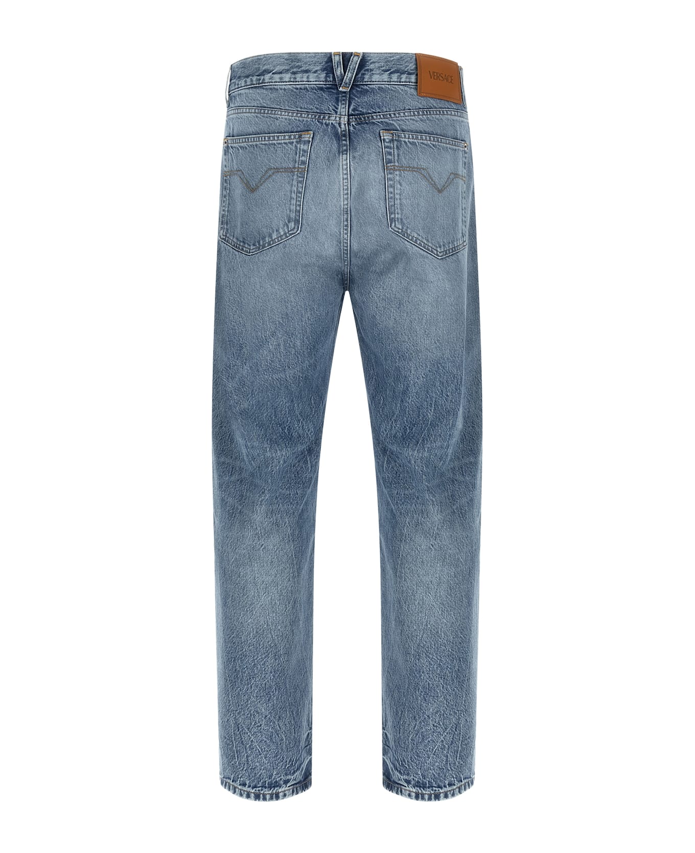 Versace Studded Jeans - Blue