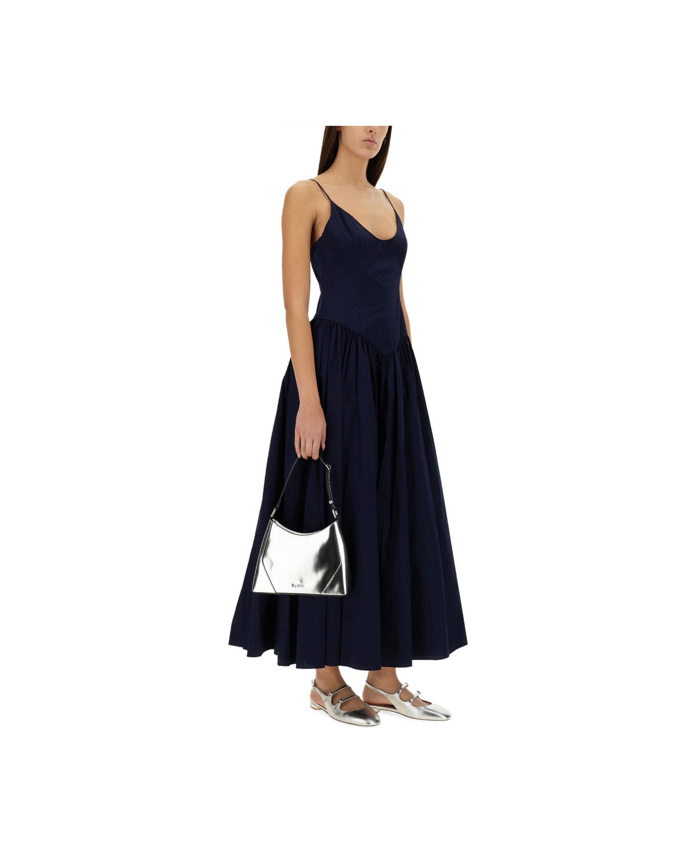 STAUD Dress "dena" - BLUE