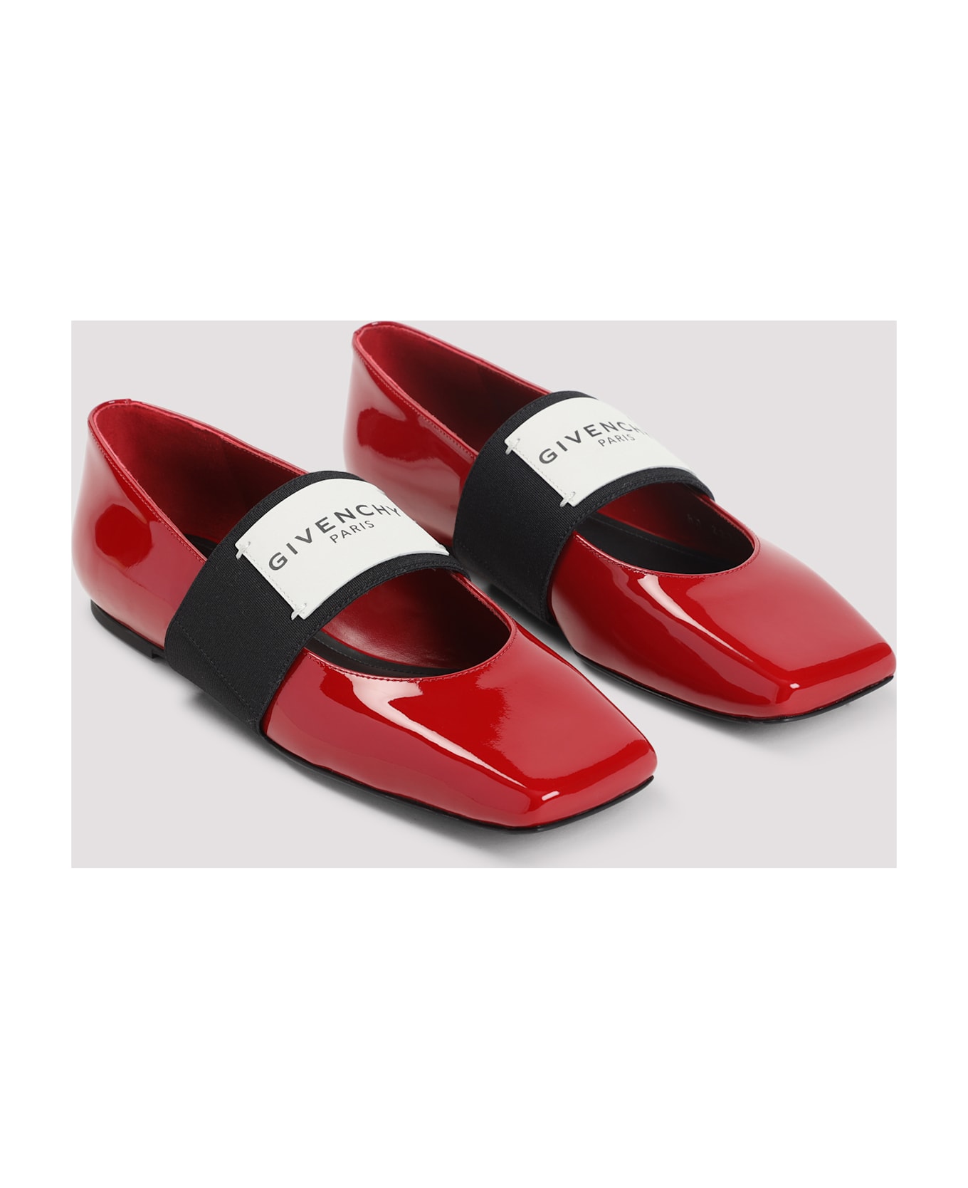 Givenchy Squared Ballerina - Deep Red