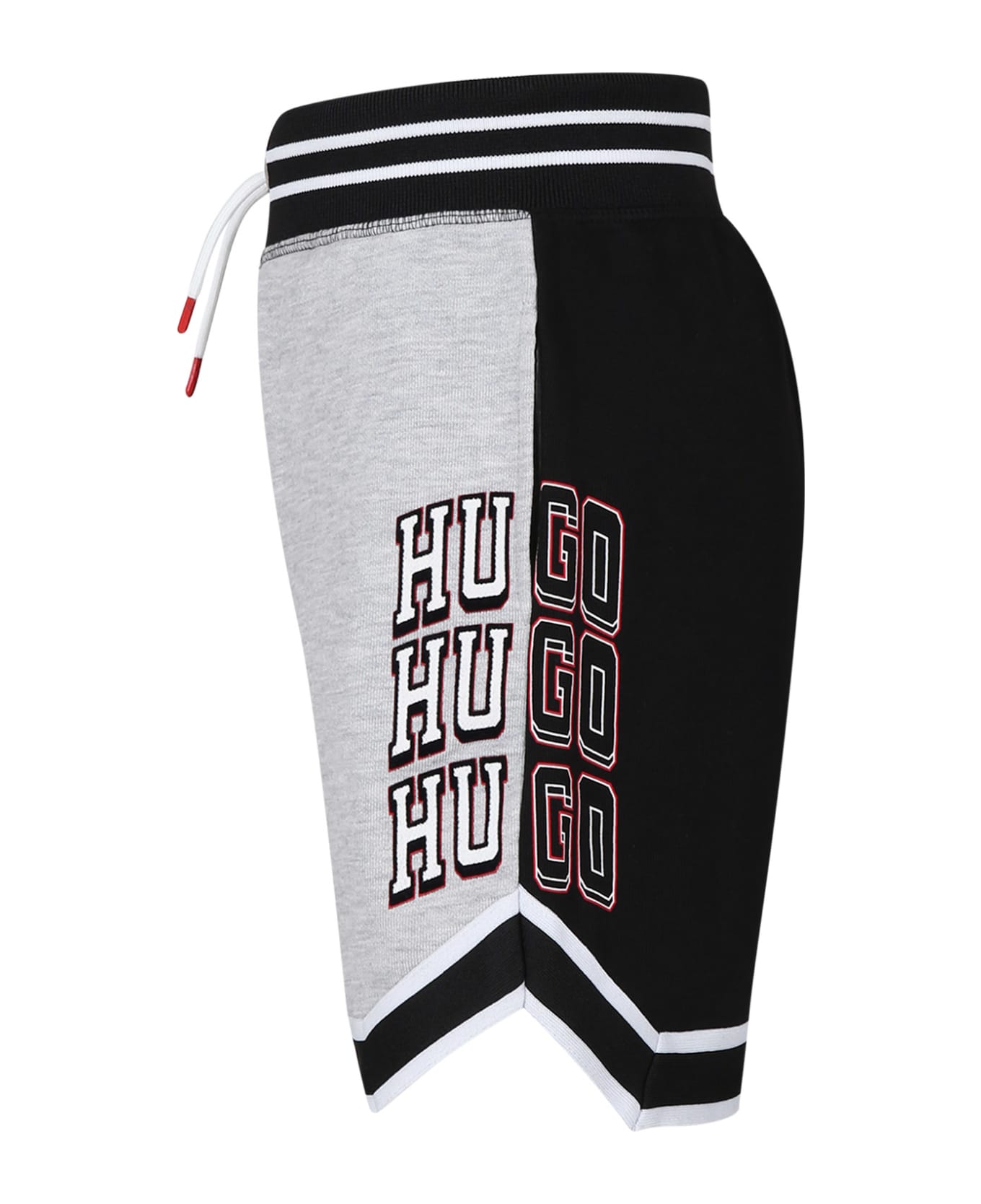 Hugo Boss Multicolor Shorts For Boy With Logo - Multicolor ボトムス