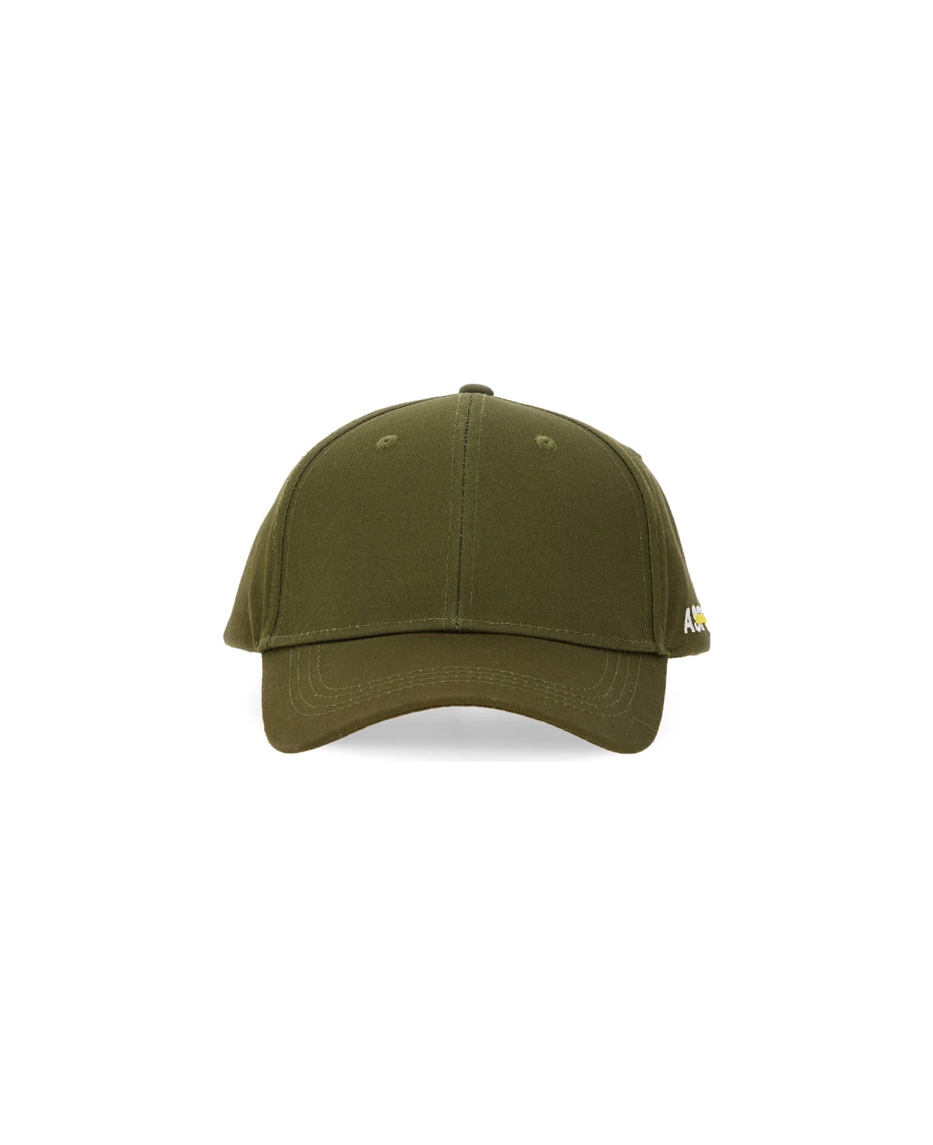Aspesi Baseball Hat With Logo - MILITARY GREEN