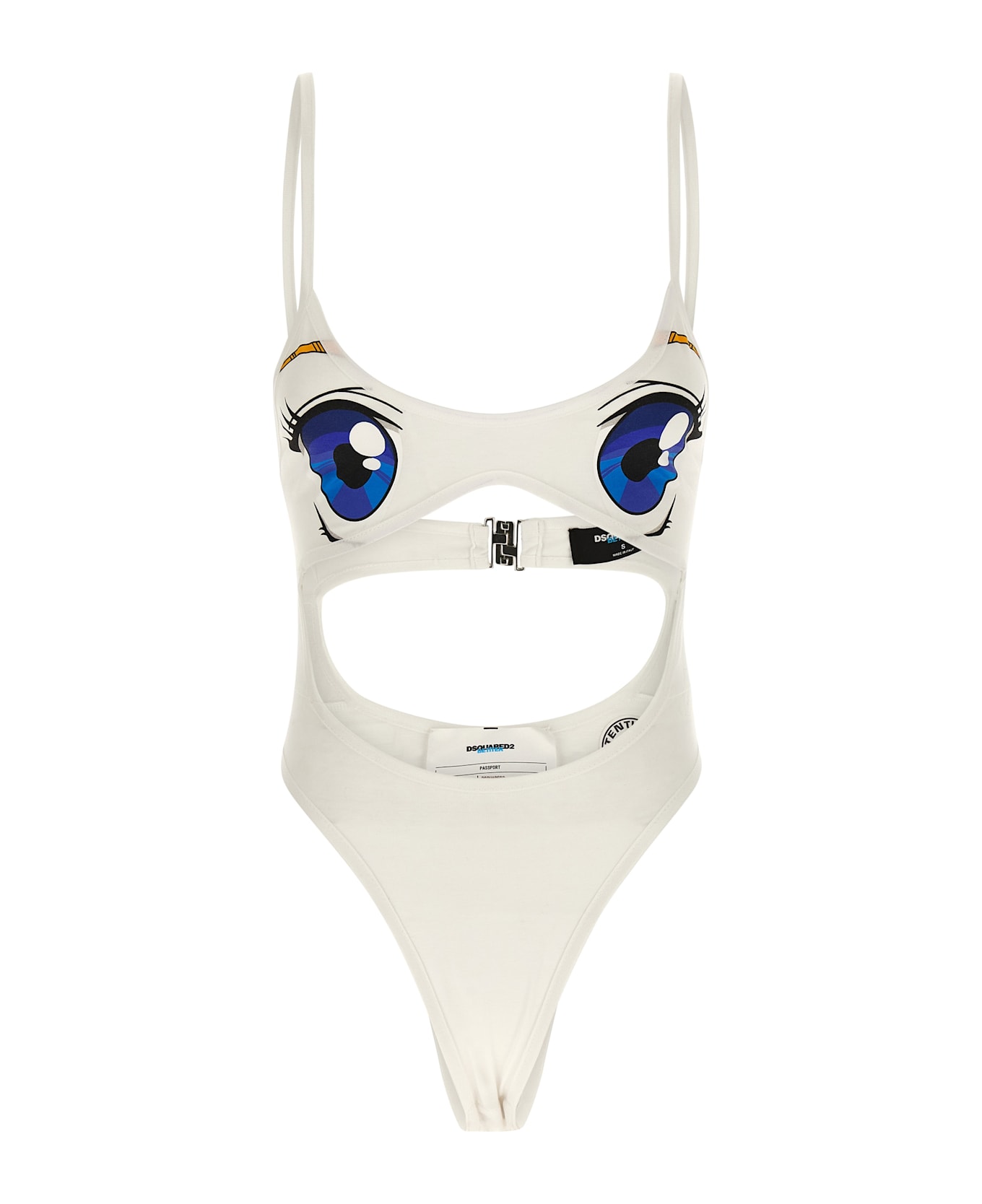 Dsquared2 Bettter X Dsquared2 Bodysuit - White