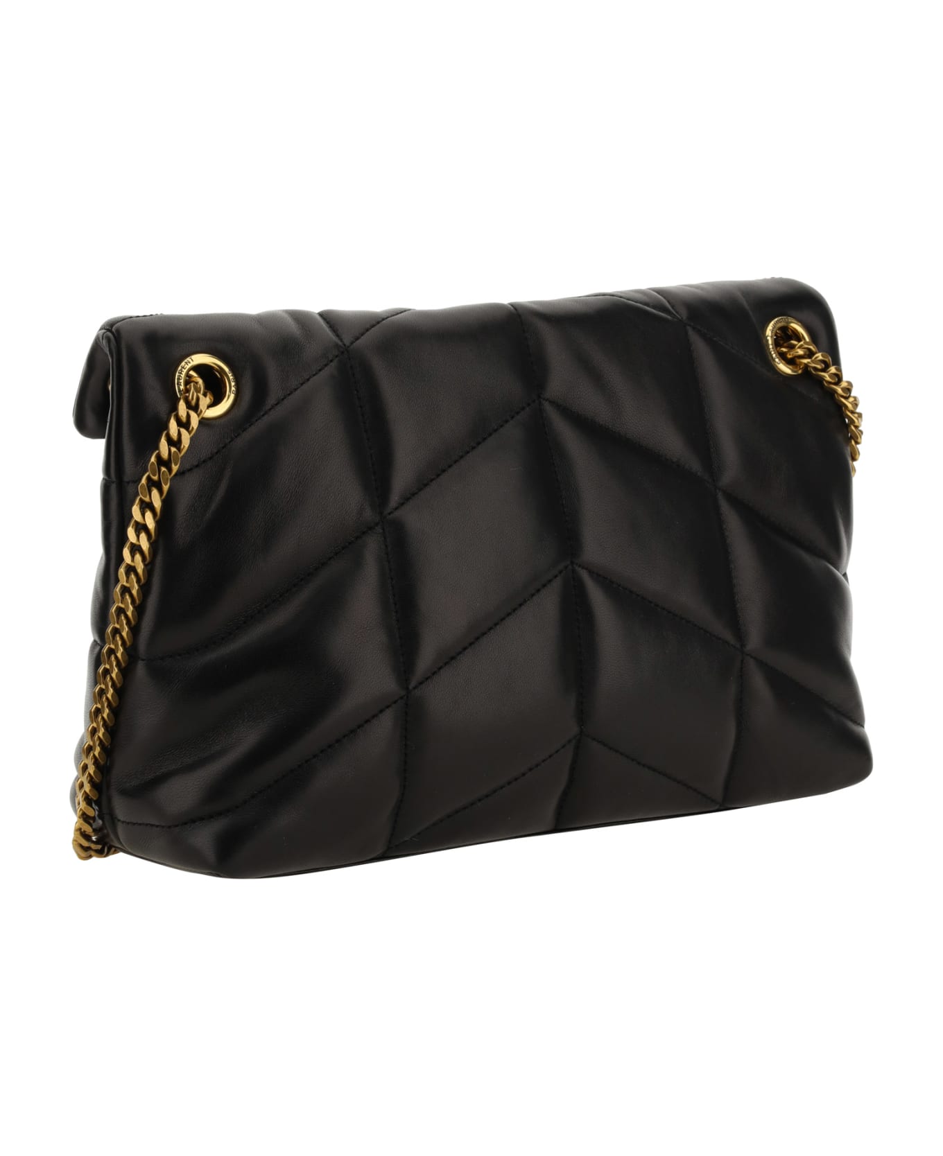 Saint Laurent Loulou Shoulder Bag - BLACK