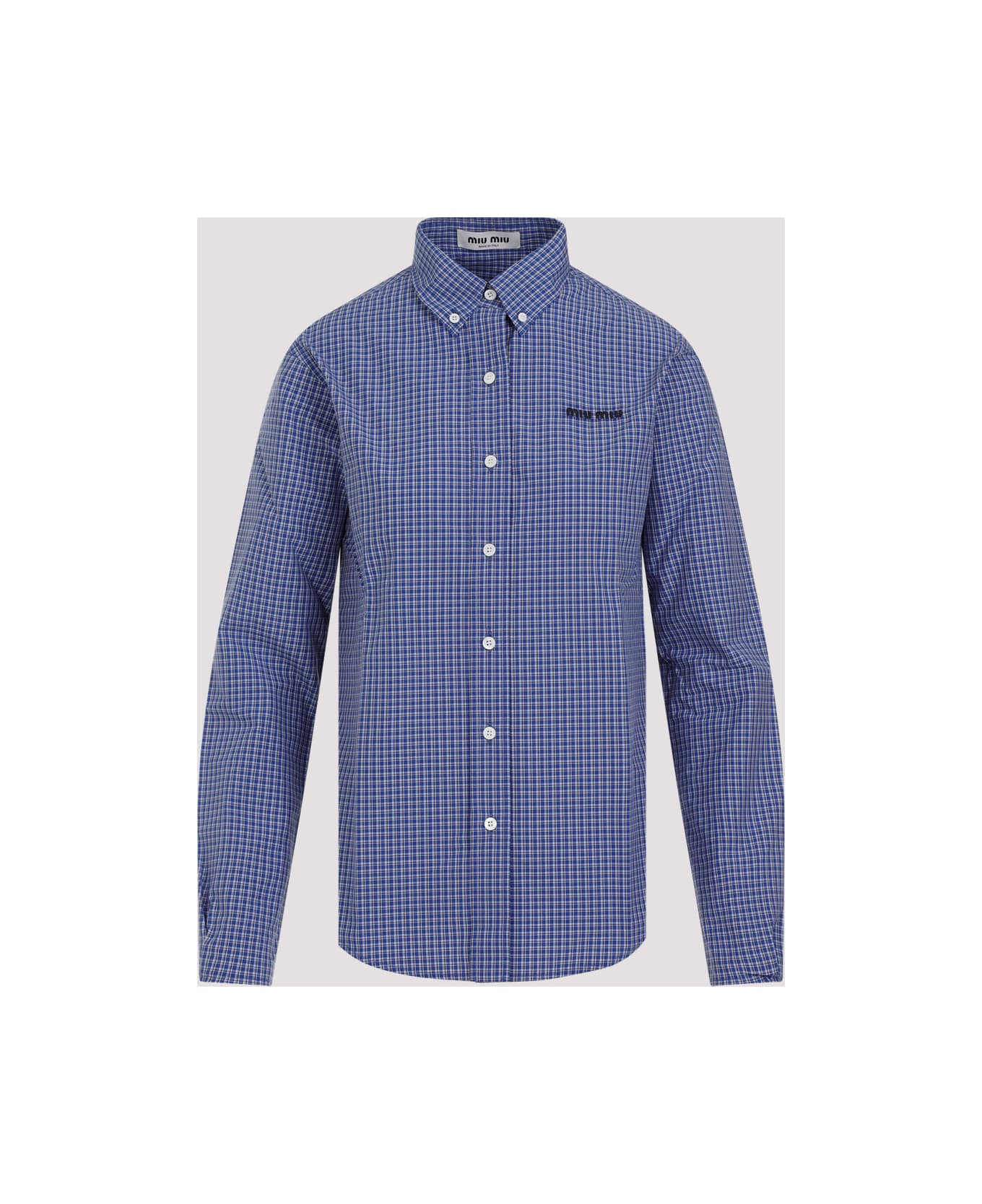 Miu Miu Cotton Shirt - Azzurro シャツ