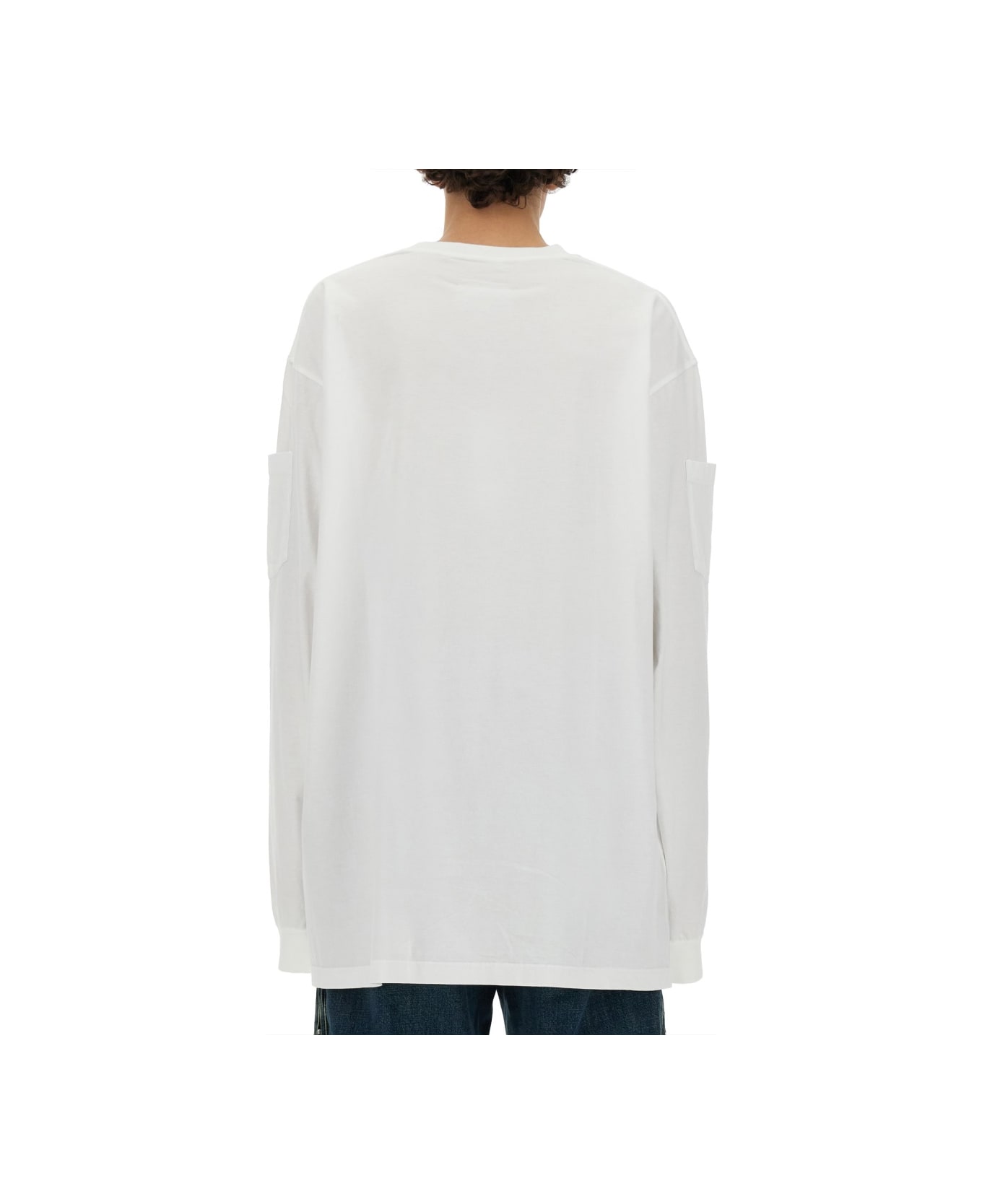 MM6 Maison Margiela T-shirt With Logo - WHITE