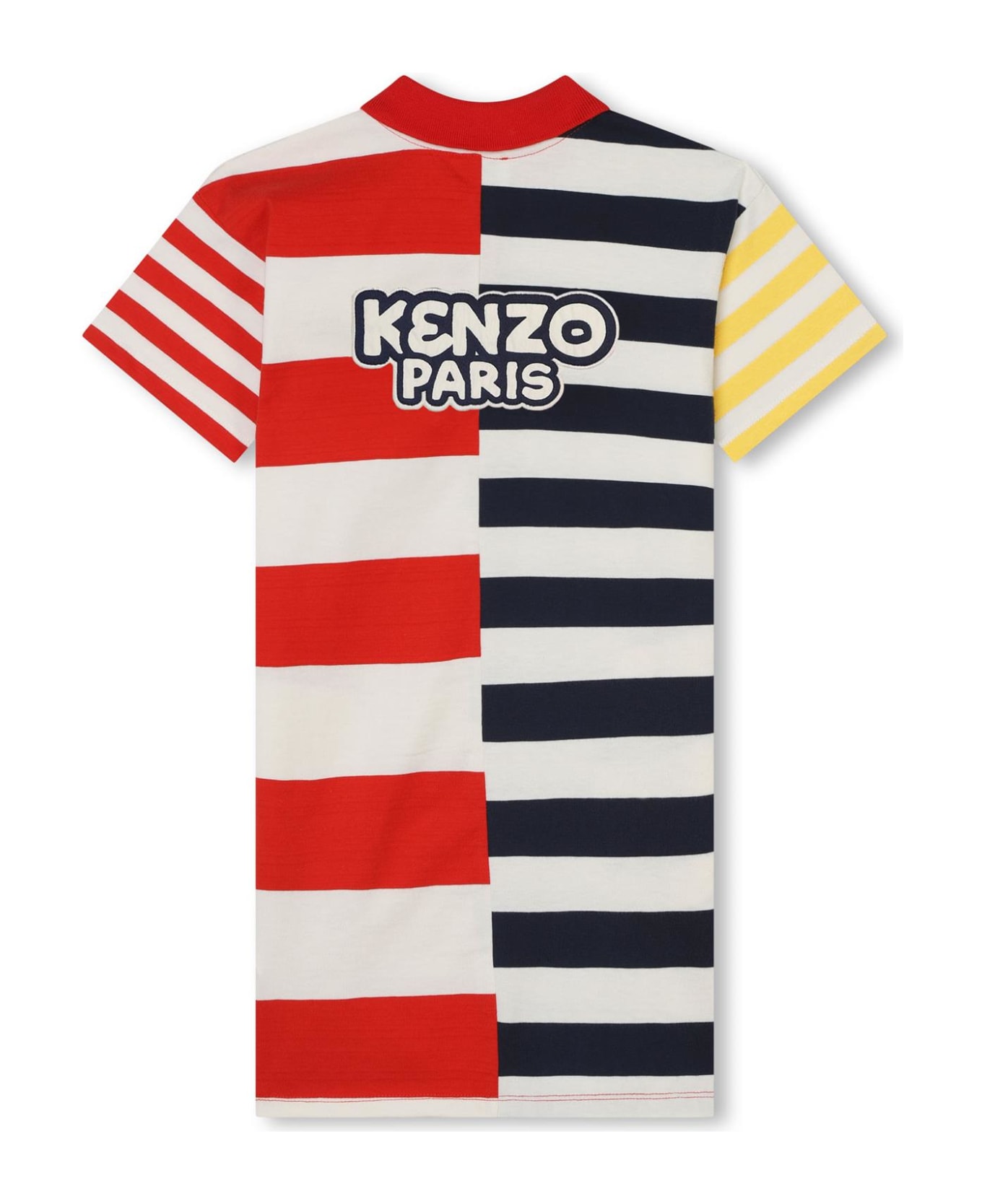 Kenzo Kids Abito A Righe - Multicolor