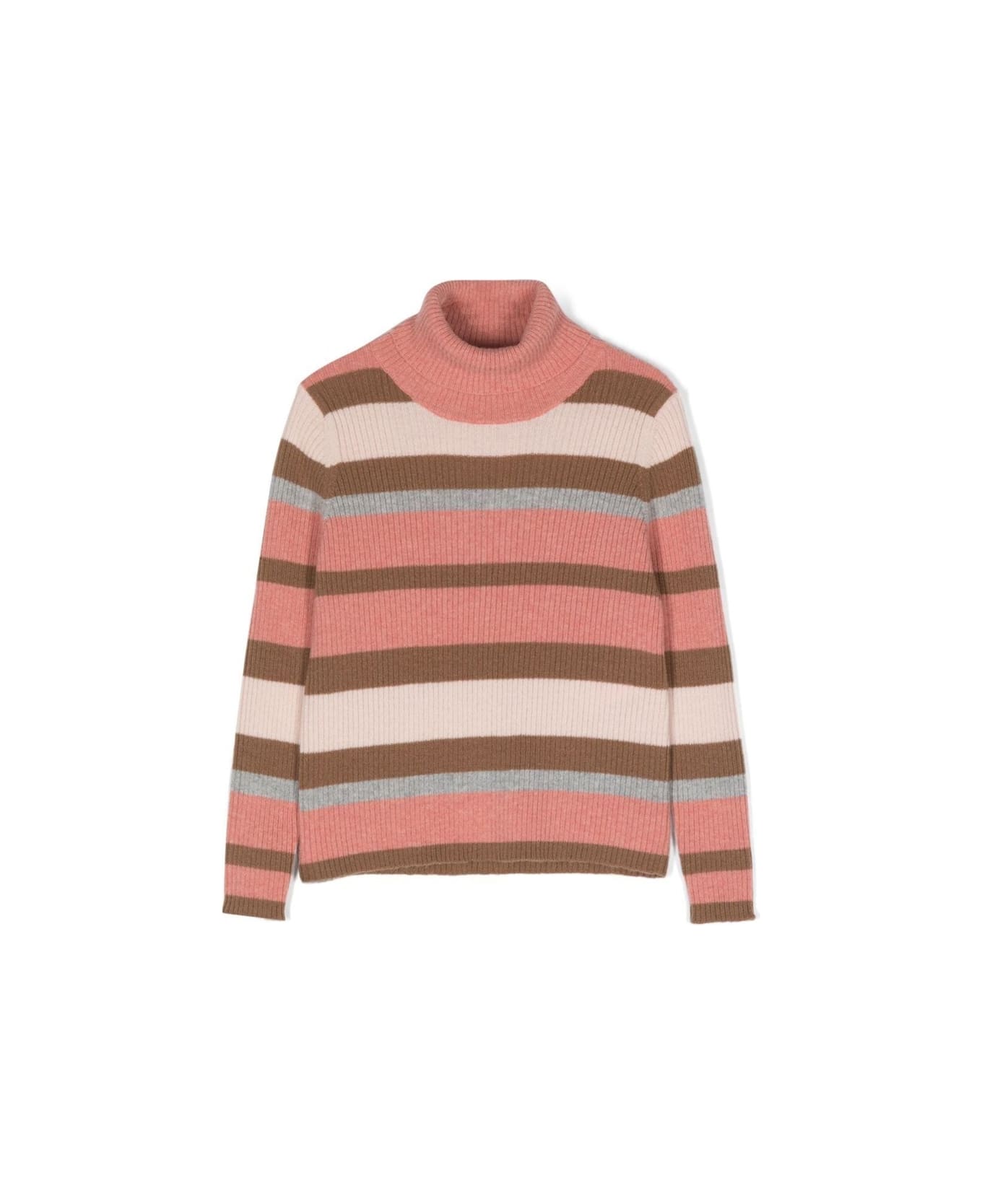 Il Gufo Striped Turtleneck Sweater - MULTICOLOUR