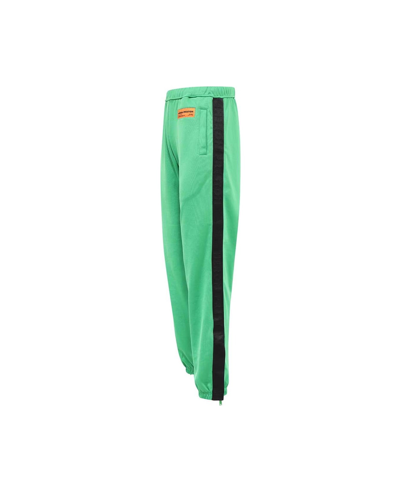 HERON PRESTON Contrast Side Stripes Trousers - green