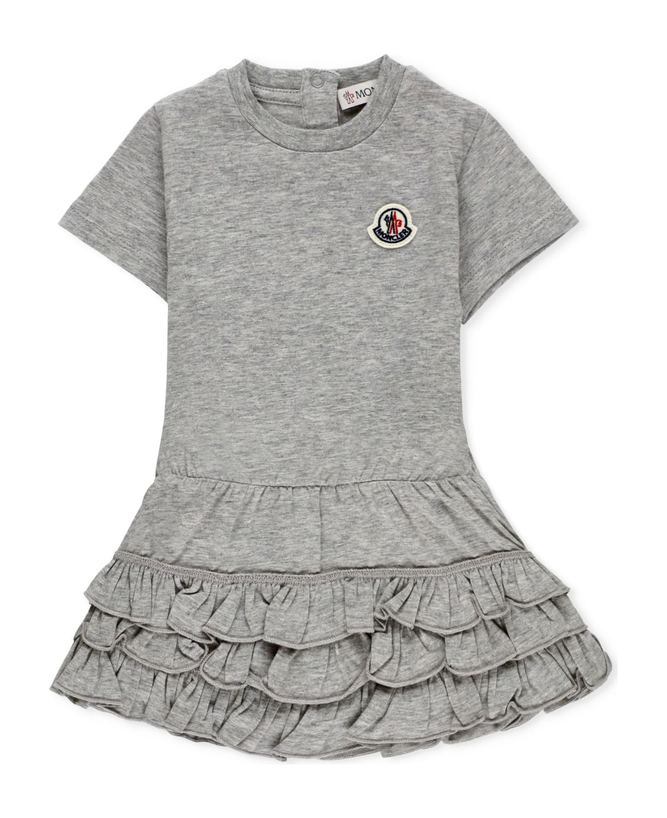 Moncler Cotton Dress - Grey ワンピース＆ドレス