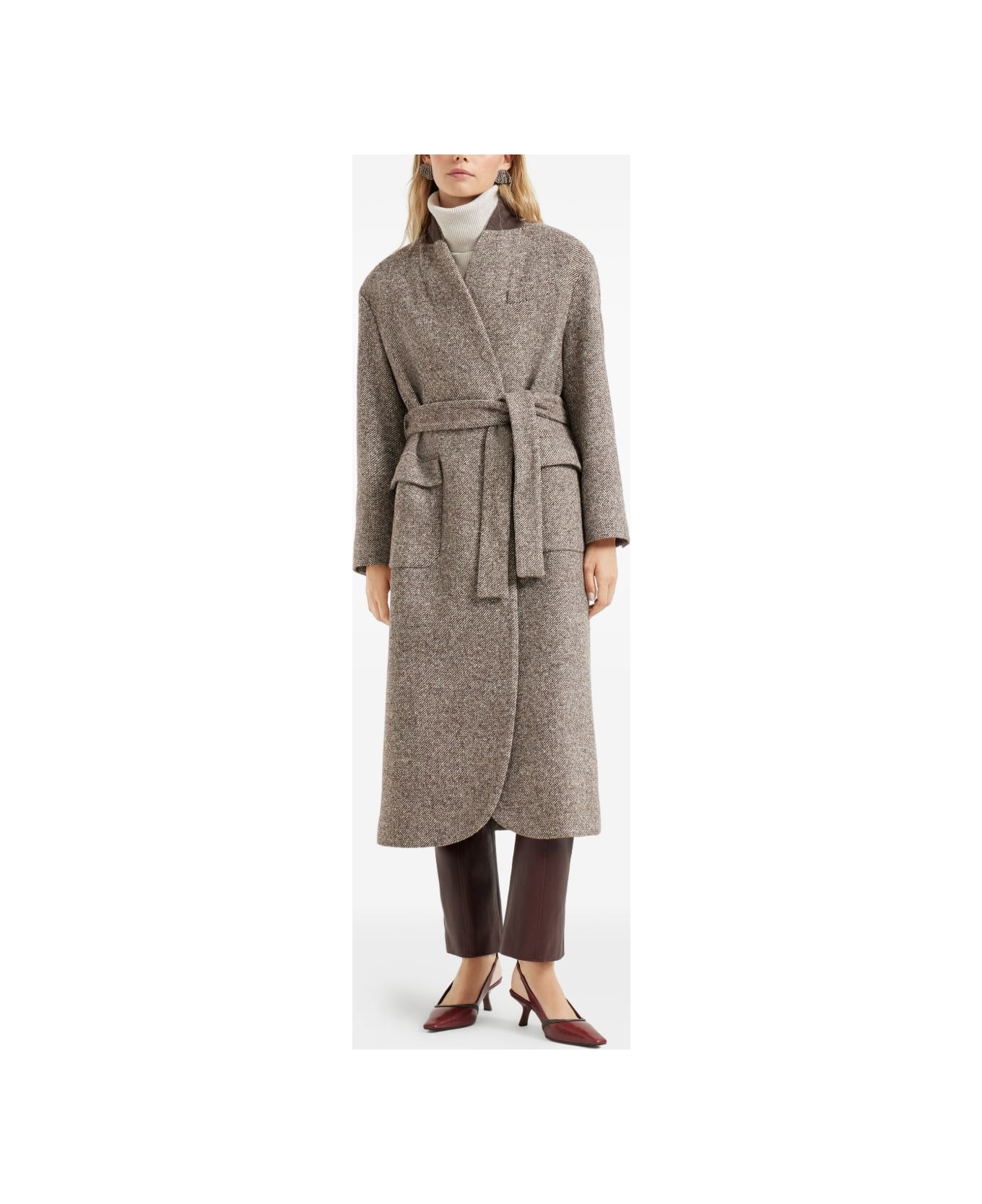Brunello Cucinelli Brown Coat - Brown