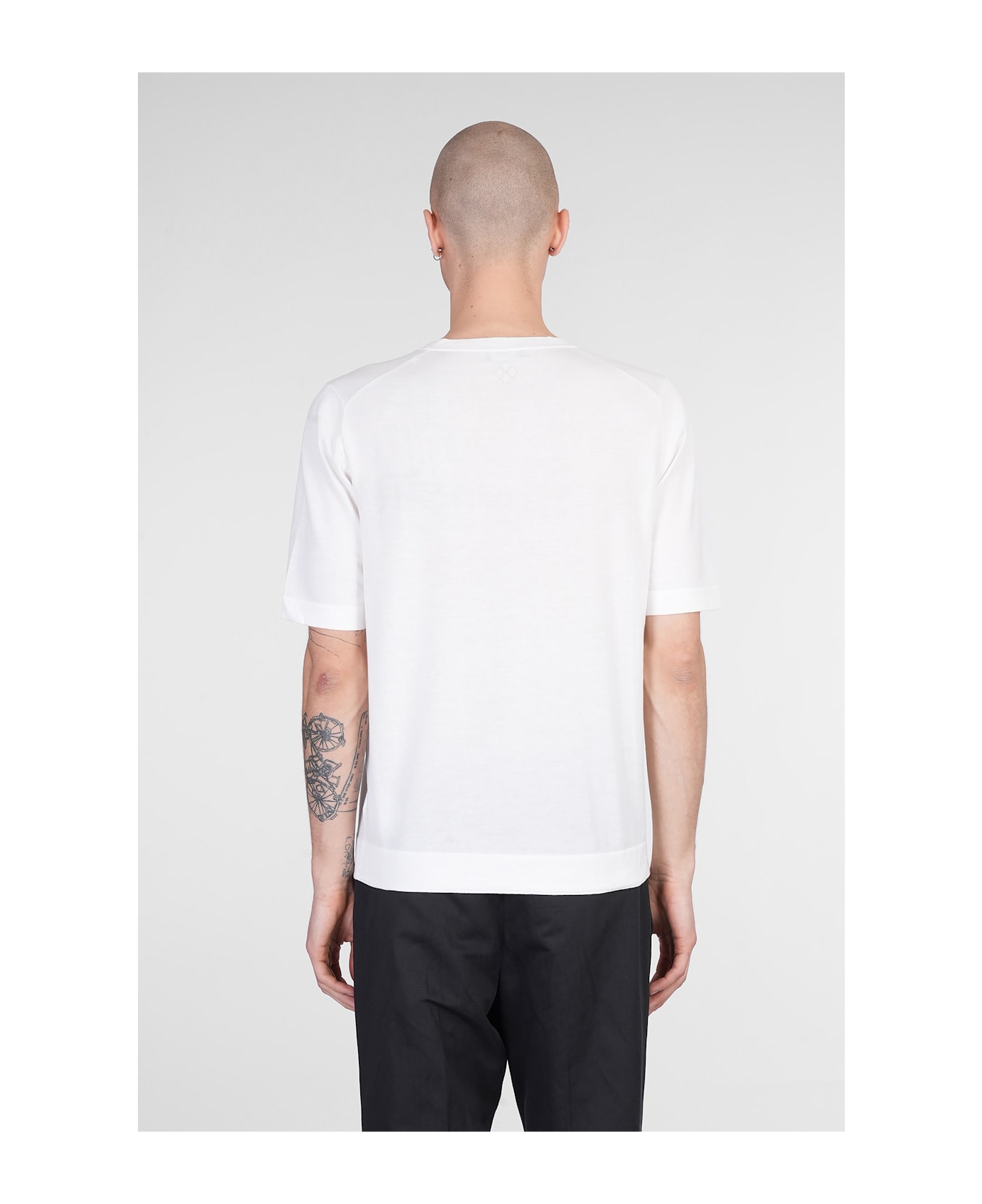 Ballantyne T-shirt In White Cotton - white