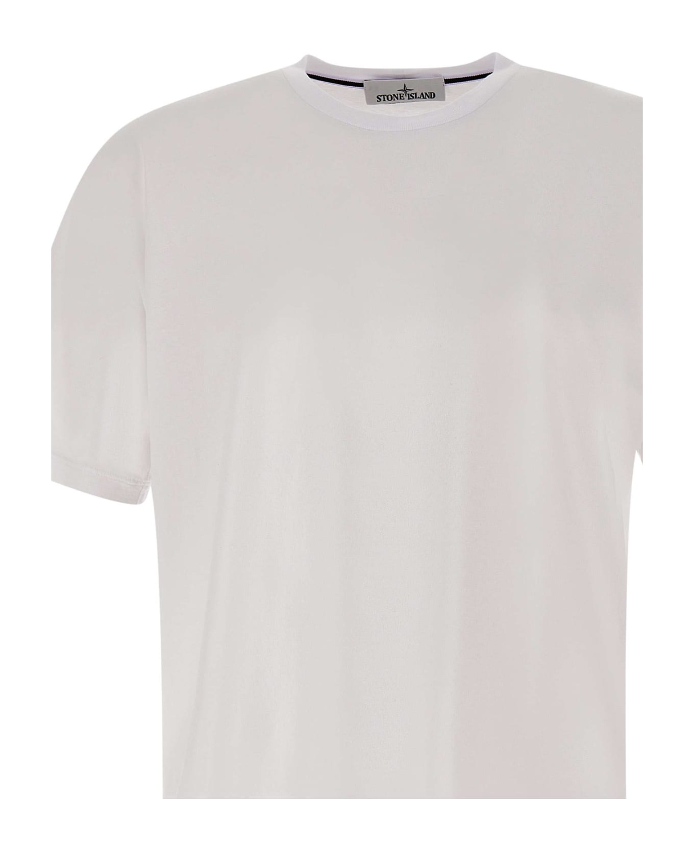 Stone Island Cotton T-shirt - WHITE シャツ
