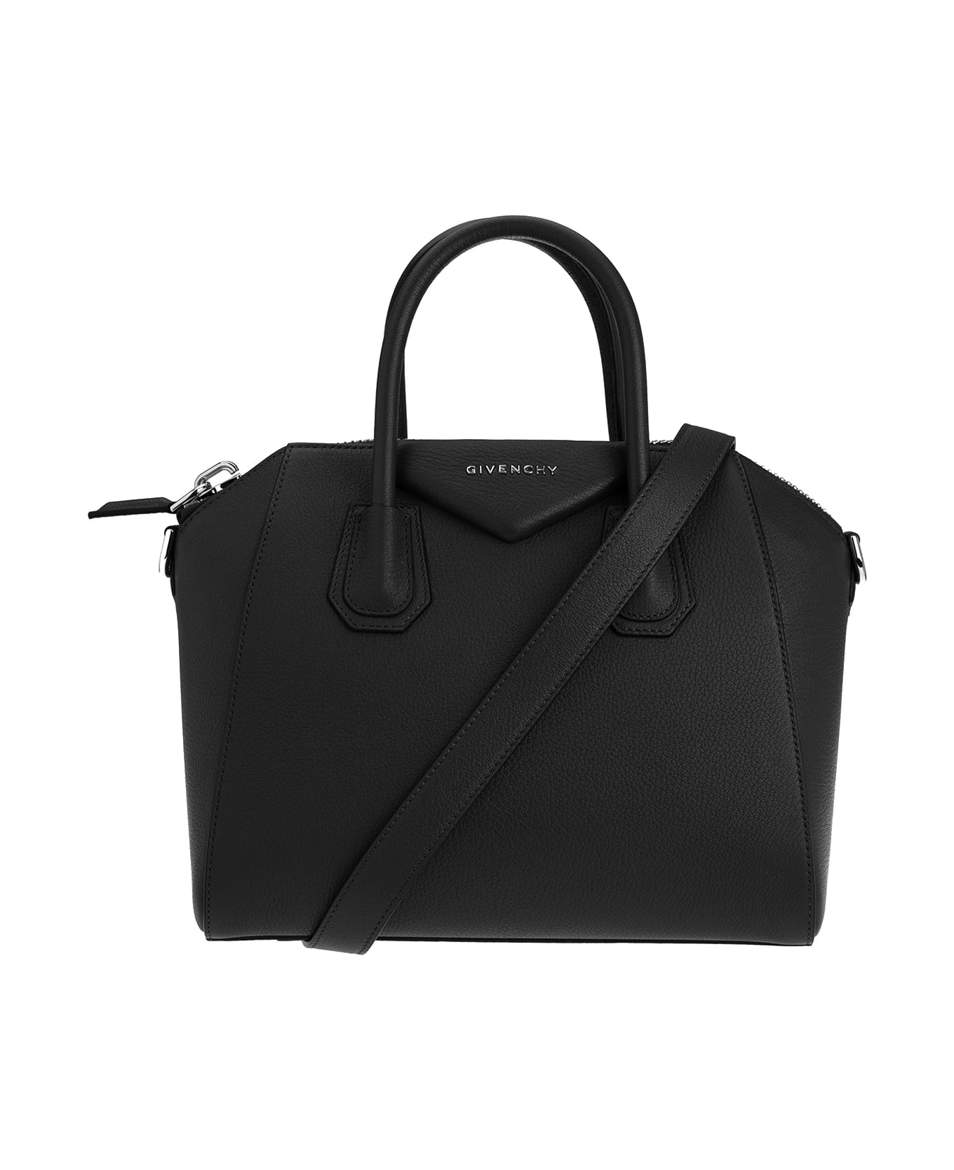 Givenchy Small Antigona Bag In Black Grain Leather italist, ALWAYS