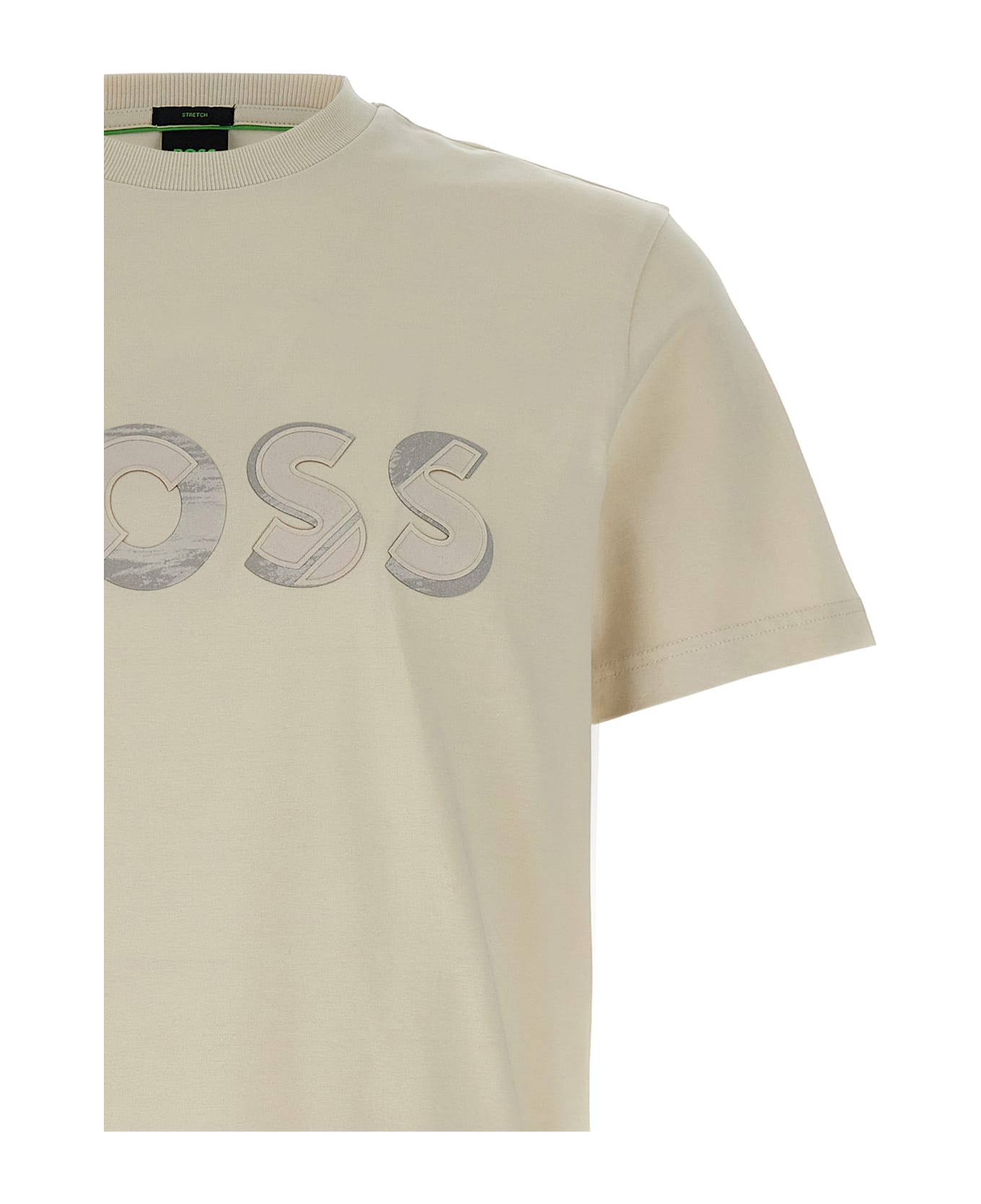 Hugo Boss 'tee Jagged 1' T-shirt - Beige