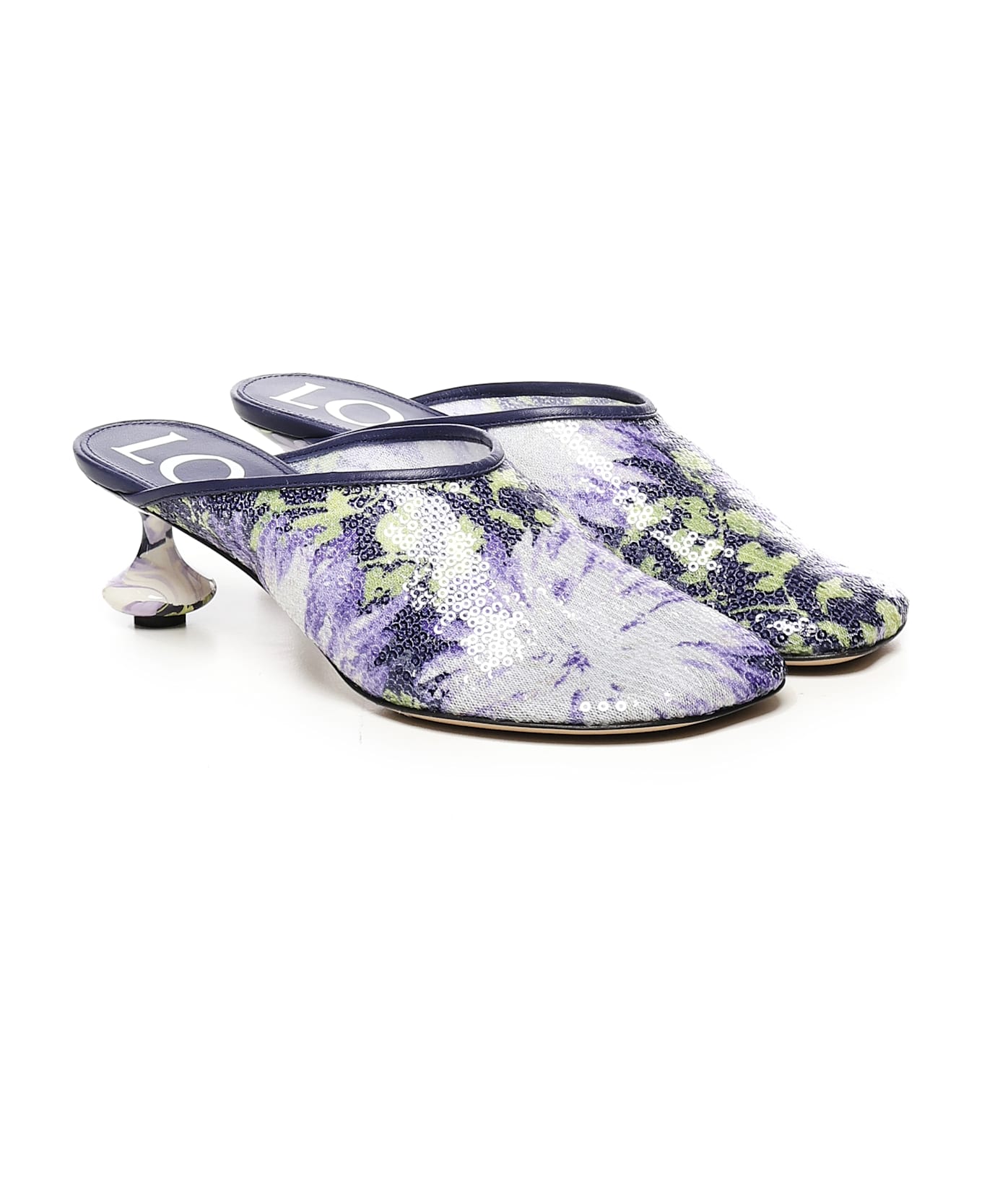 Loewe Sequined Toy Sabot - Purple