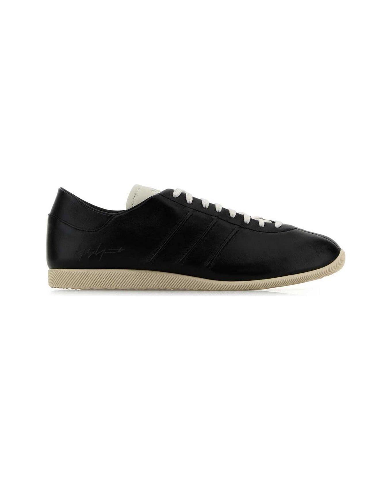 Y-3 Japan Lace-up Sneakers - BLACKBLACKTALC