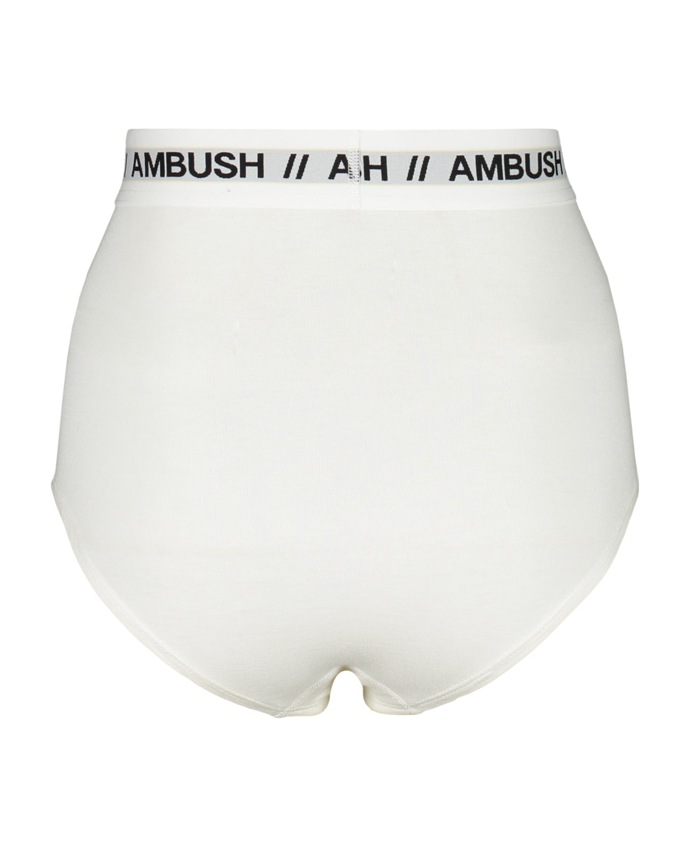 AMBUSH Plain Color Briefs - White