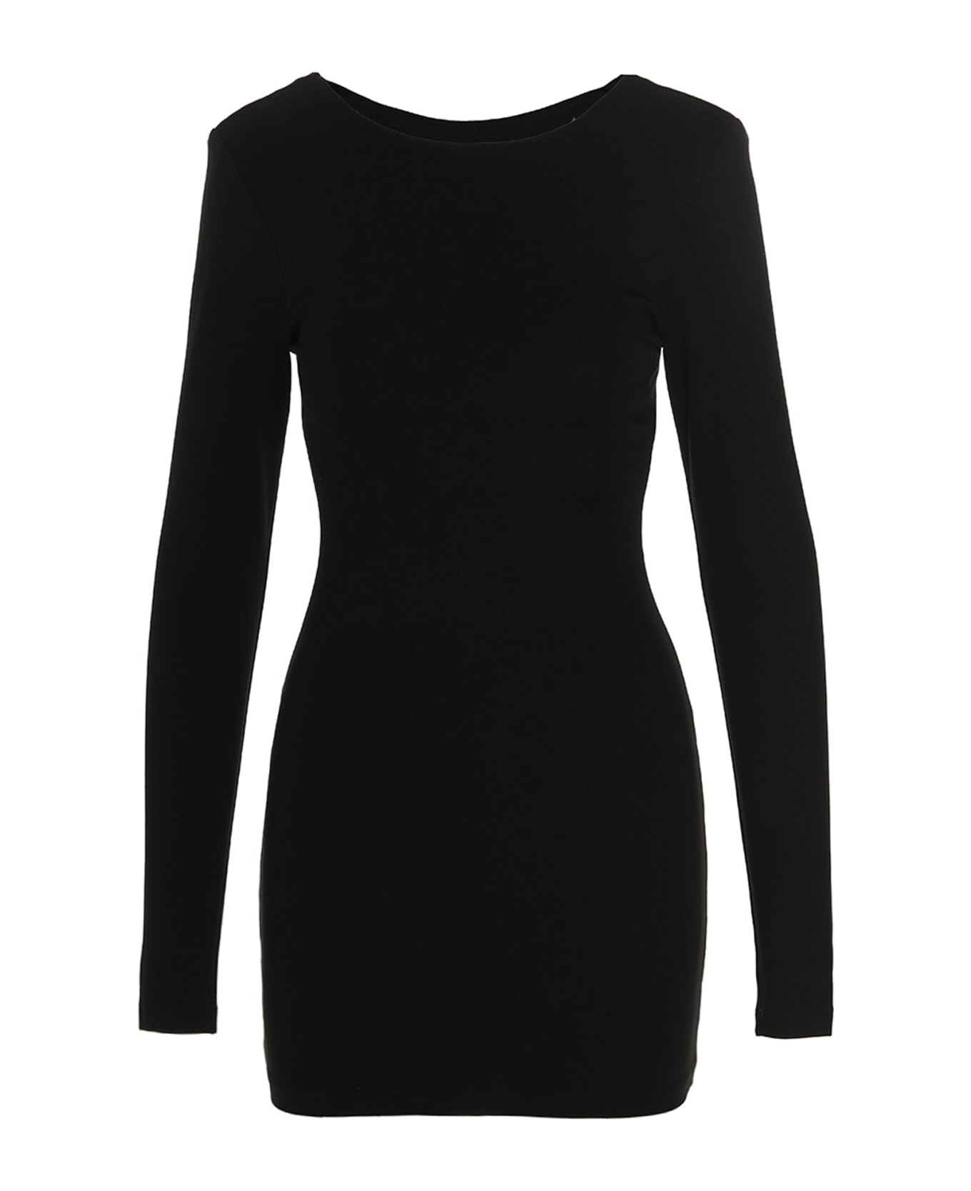 Rotate by Birger Christensen Logo Jersey Dress - Black  