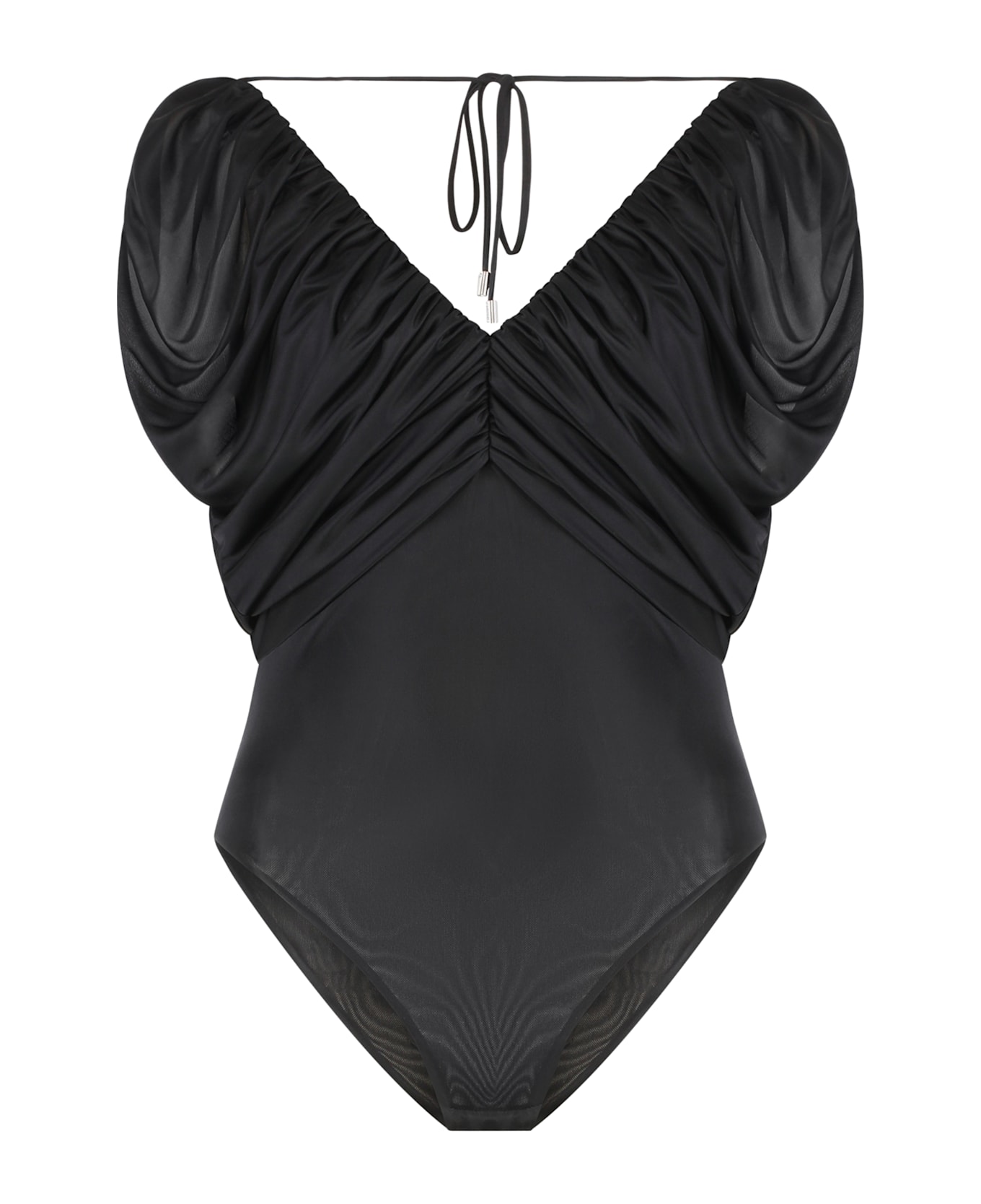Pinko Beccafico Nylon Bodysuit - black