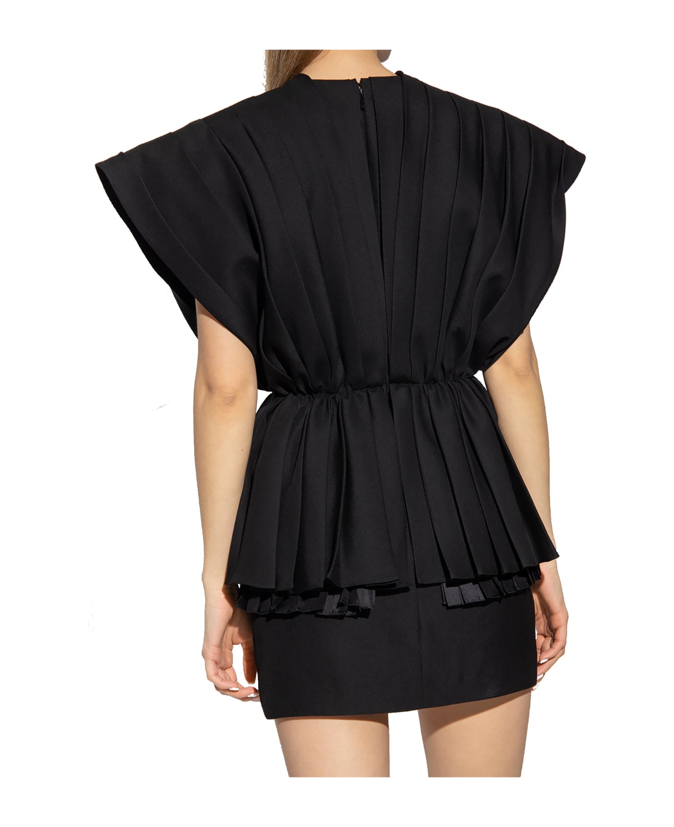 Gucci Pleated Dress - Black ワンピース＆ドレス