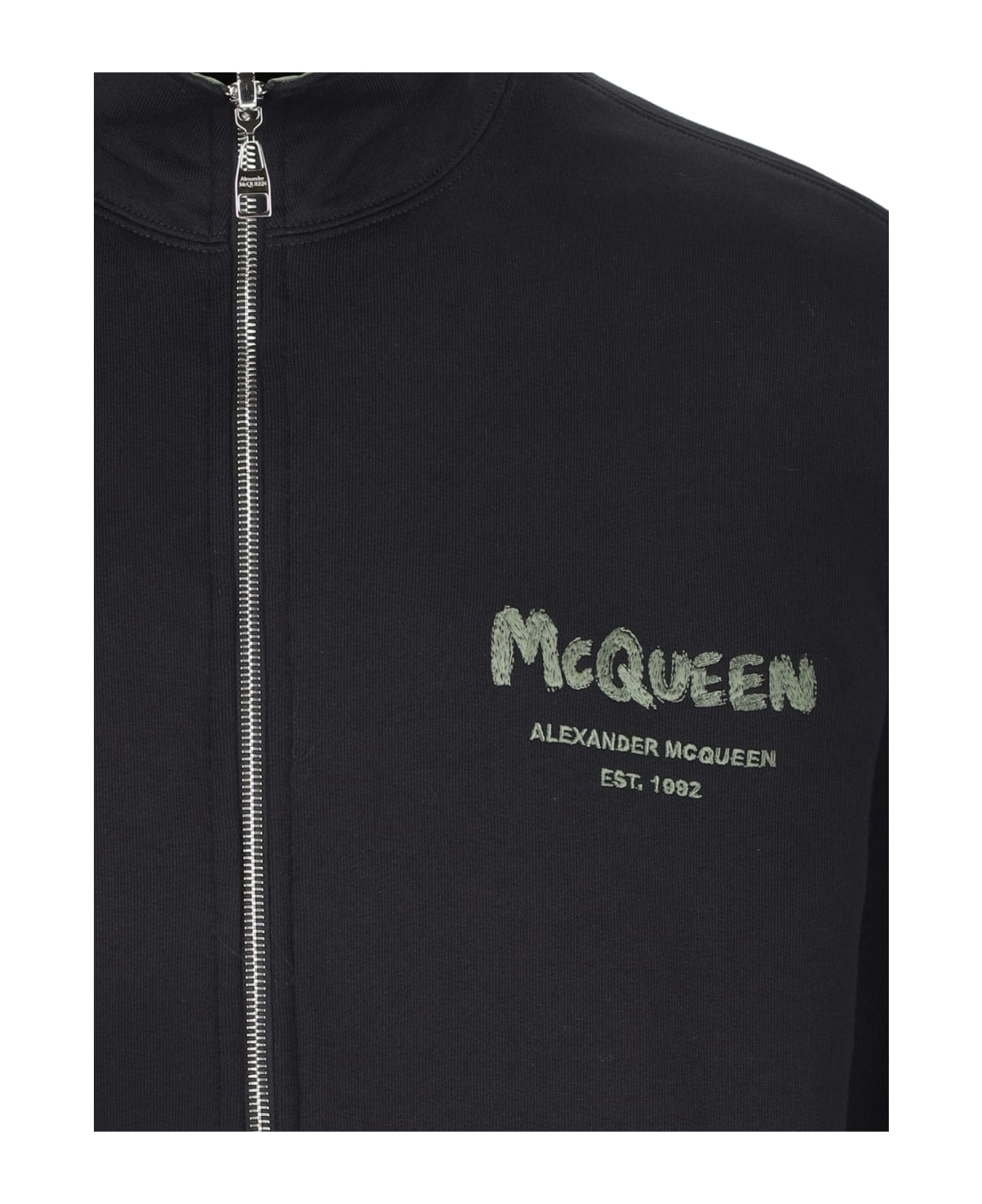 Alexander McQueen "graffiti" Reversible Jacket - Green