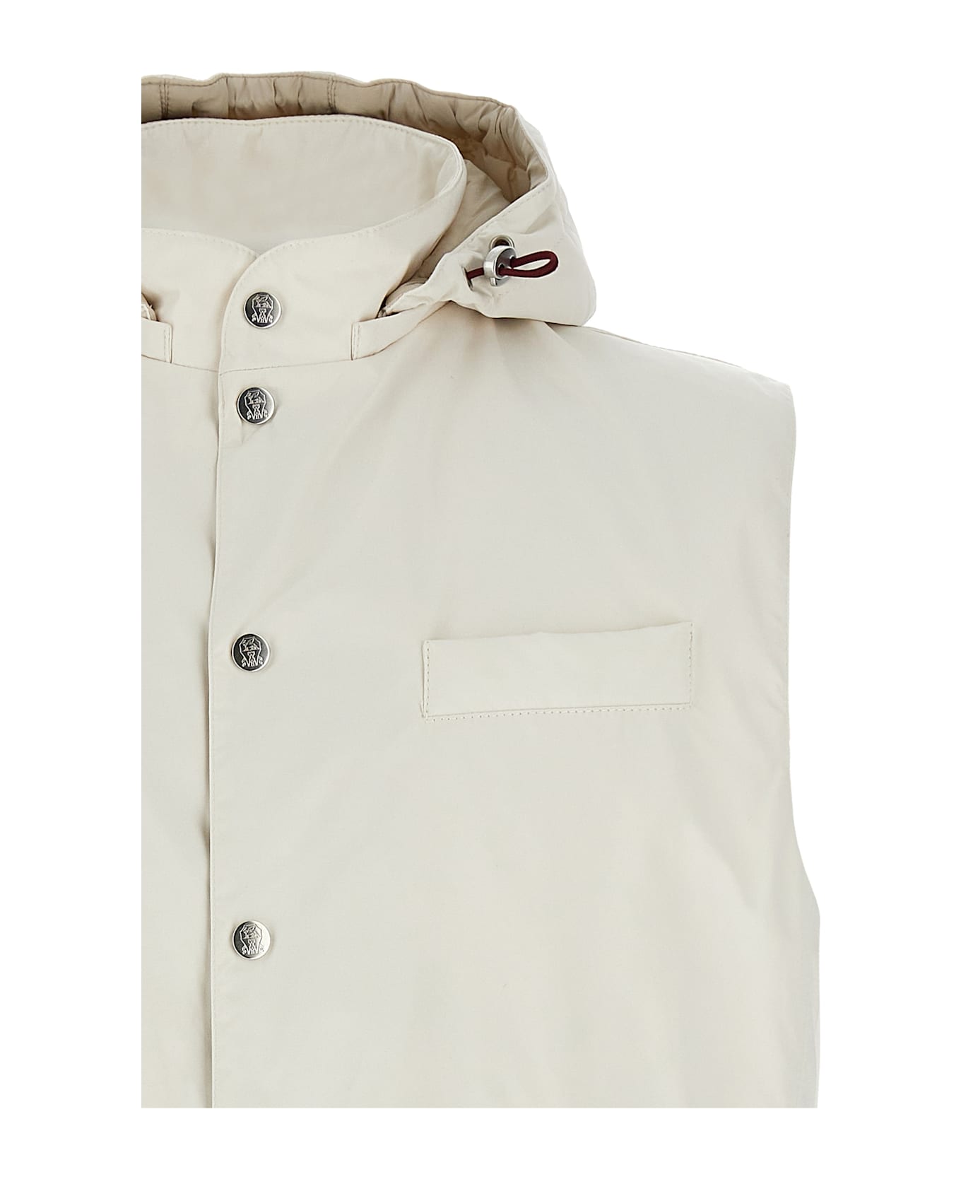 Brunello Cucinelli Water-repellent Vest - White