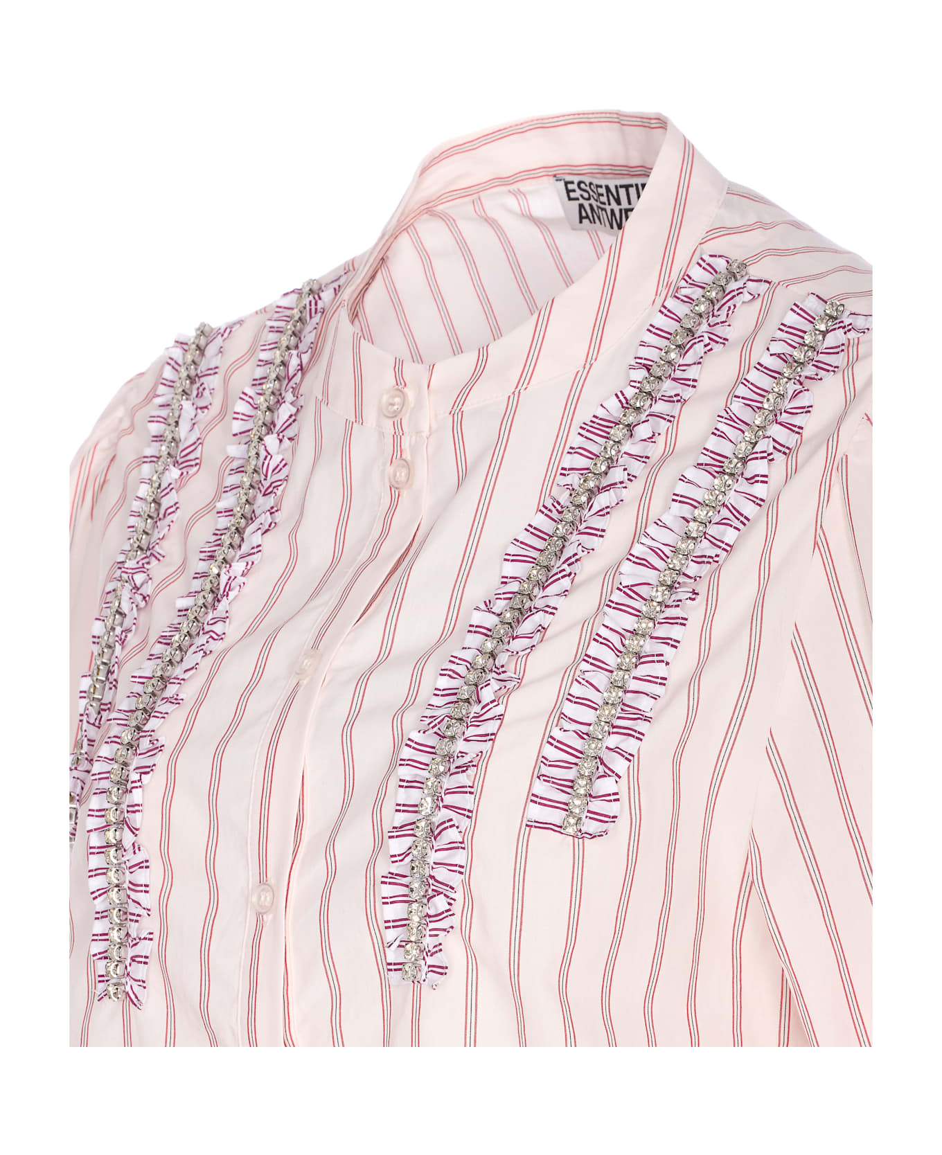 Essentiel Antwerp Ifrill Rhinestone Shirt - White
