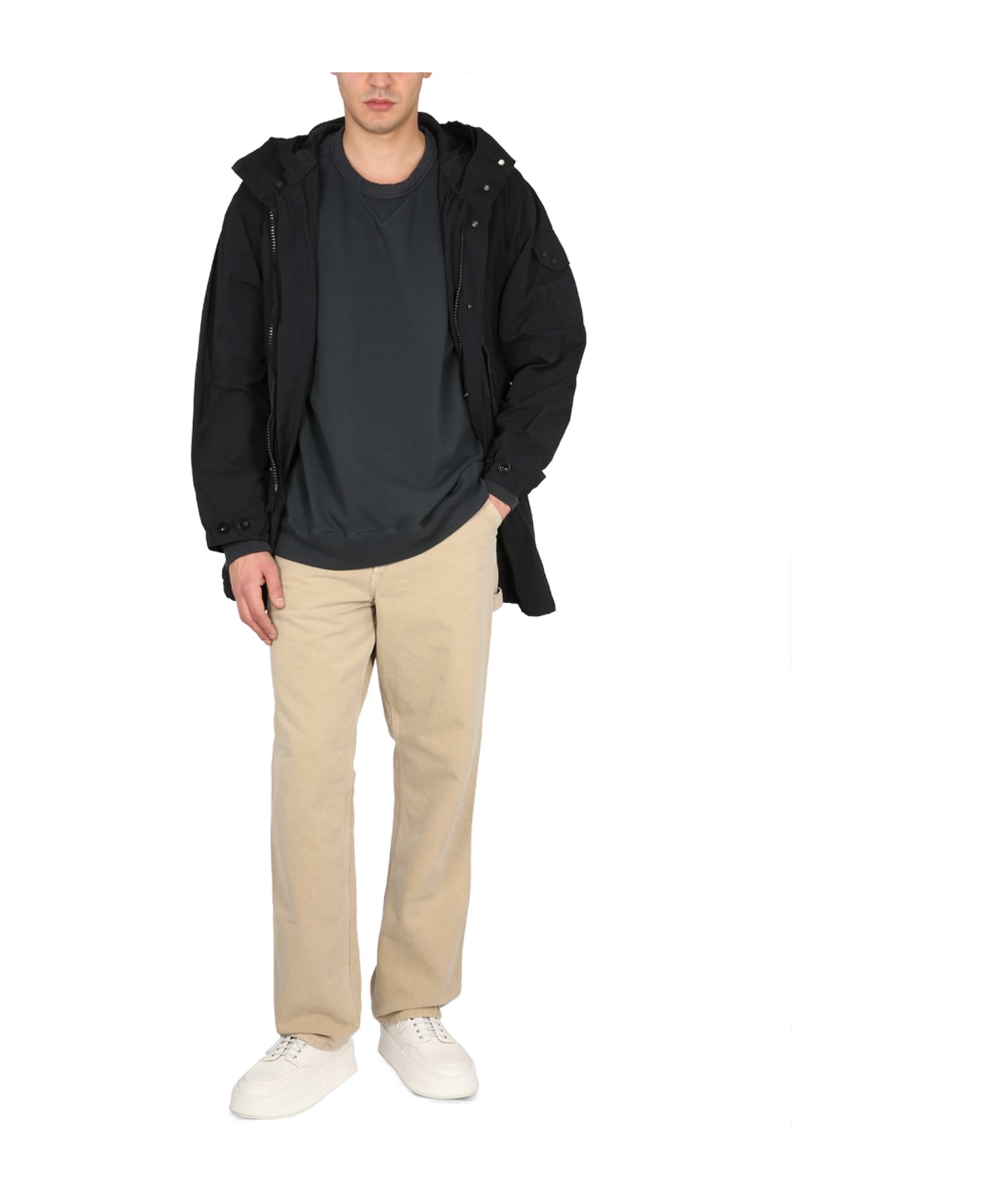 Ten C Mid Layer Jacket - NERO
