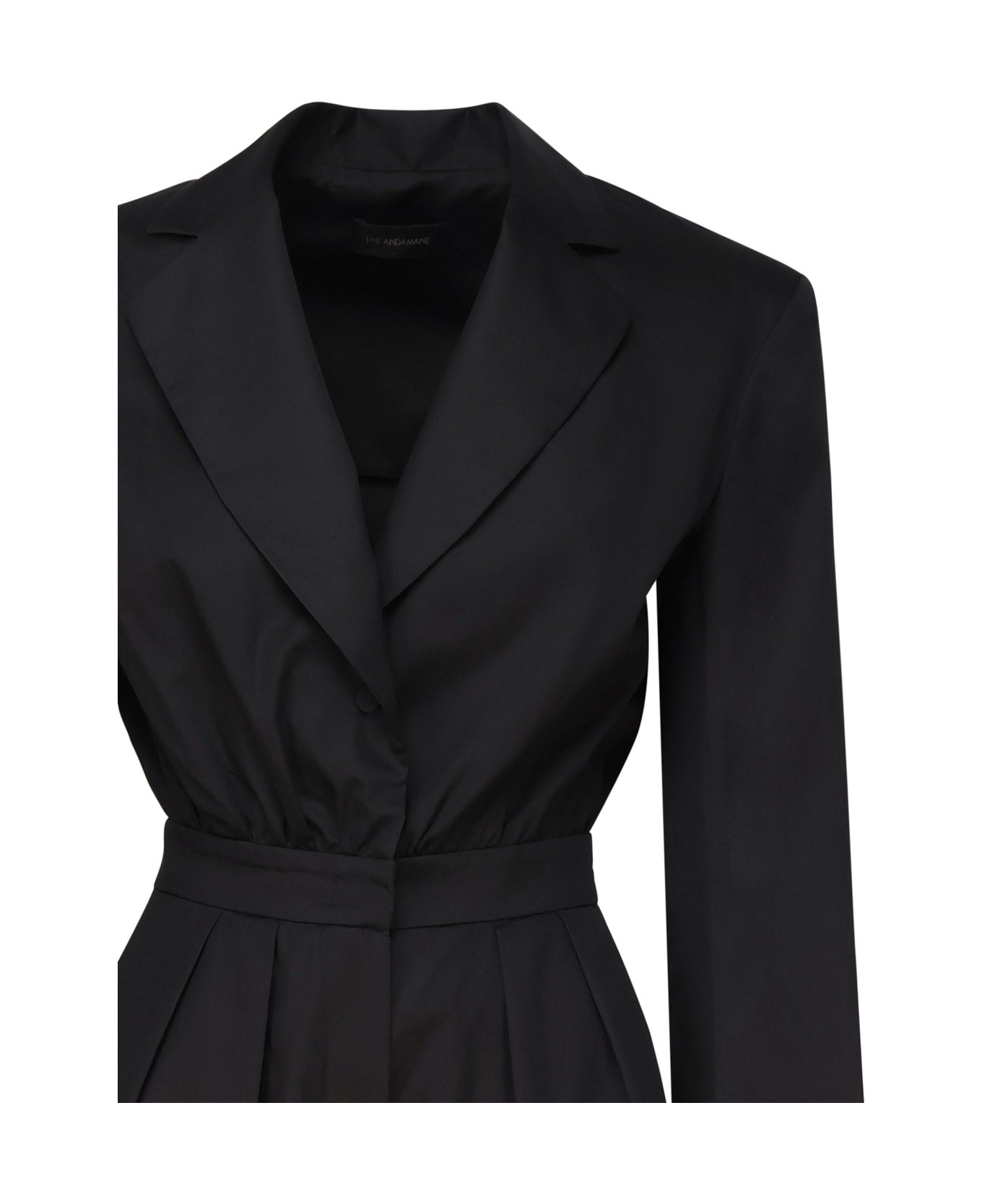 The Andamane Rina Cotton Jumpsuit - Black