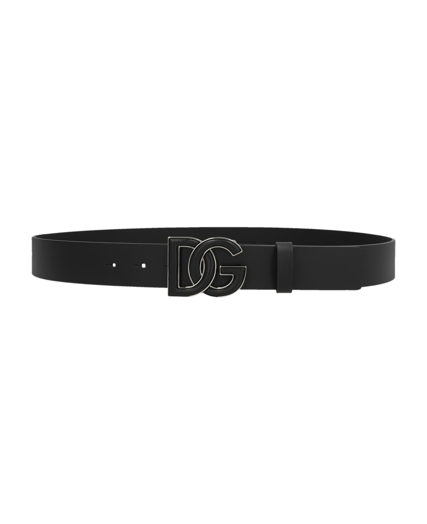Dolce & Gabbana 'dg' Belt - Black  