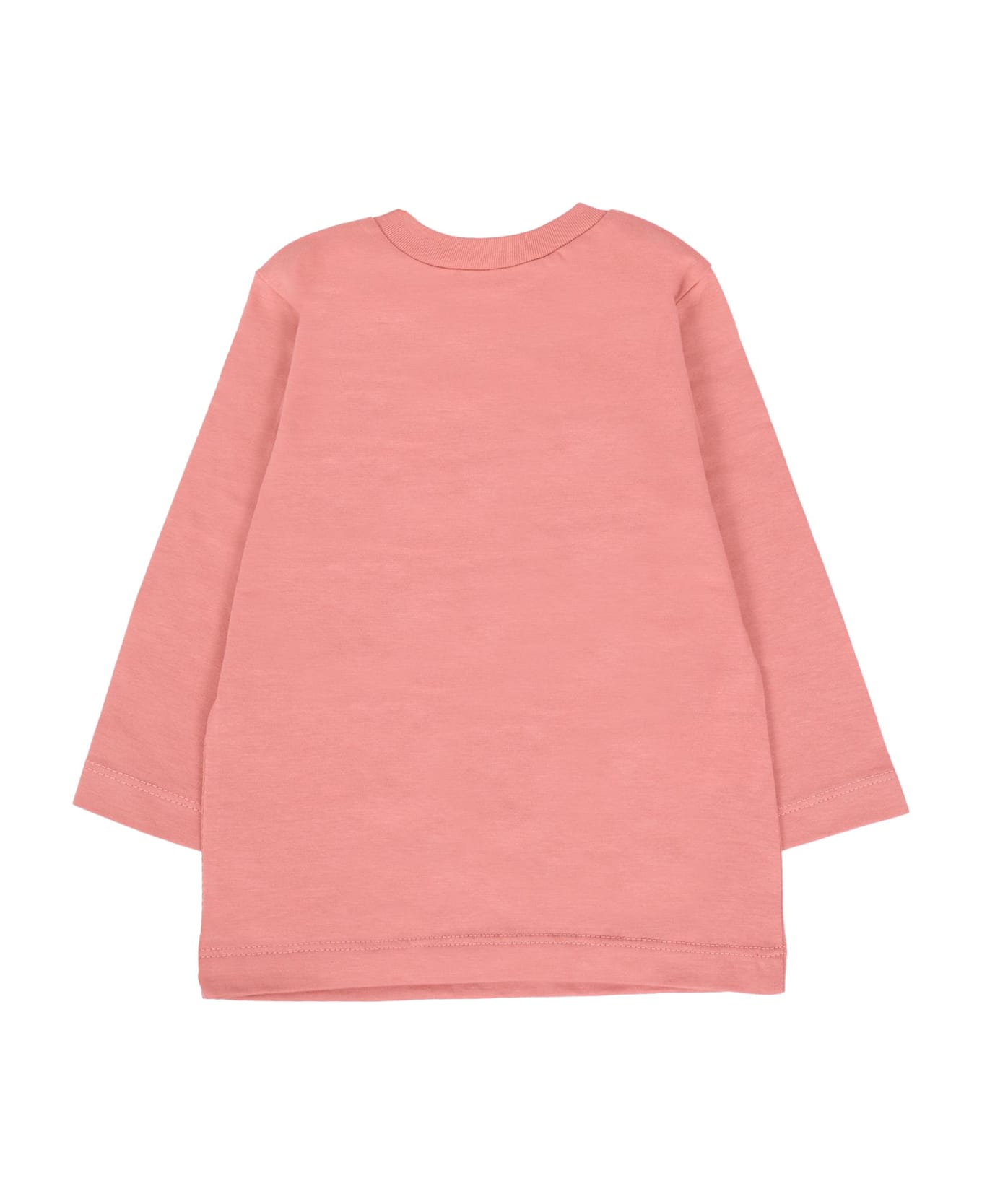 Marni Pink T-shirt For Babykids With Logo - Pink