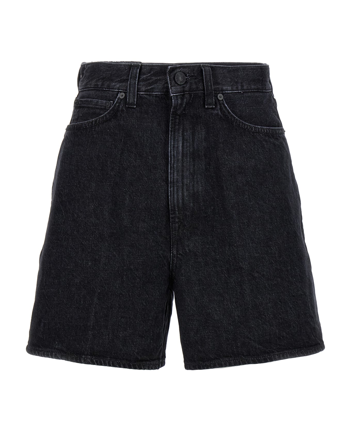 Made in Tomboy Denim Bermuda Shorts - Black  