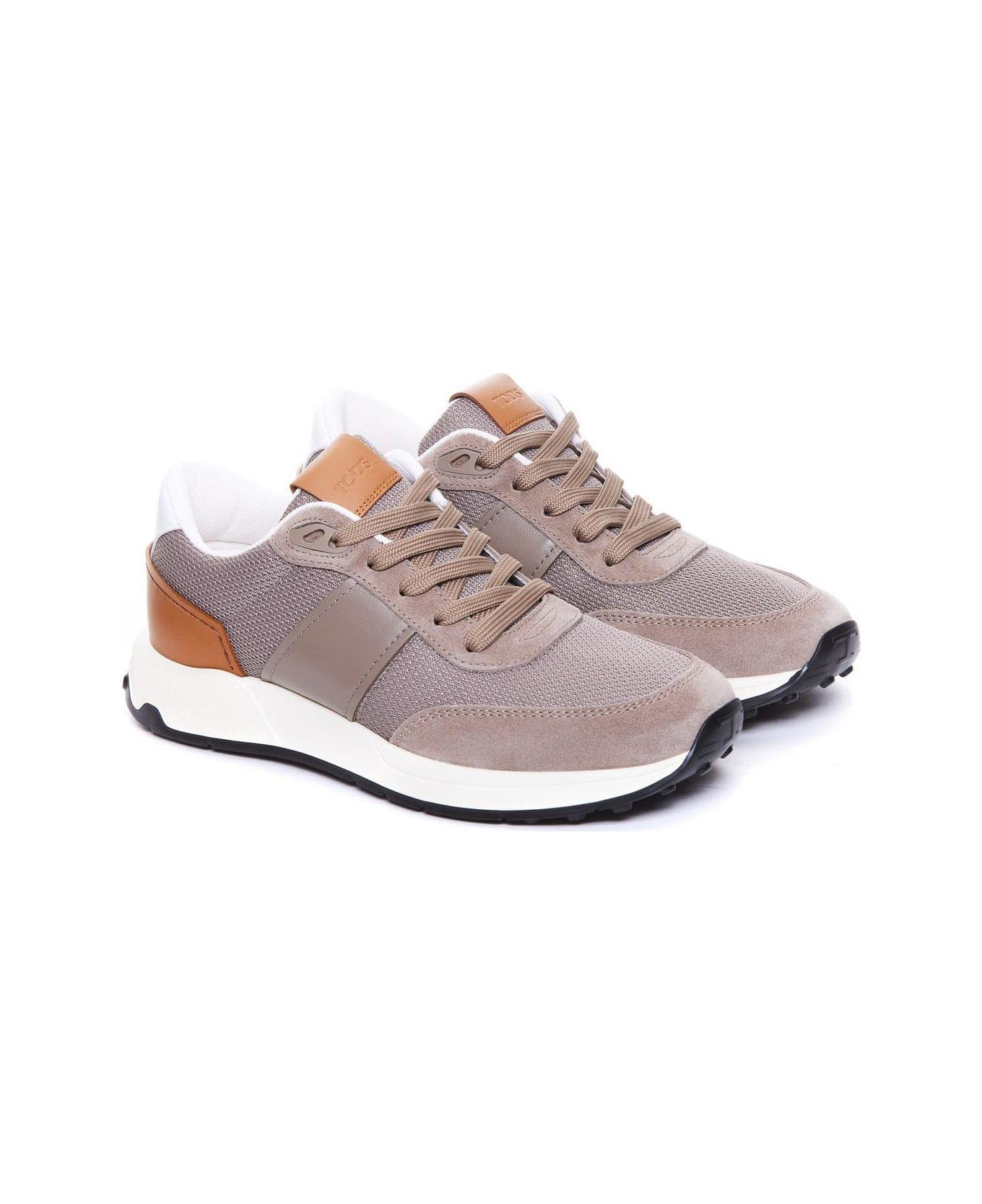 Tod's Round-toe Lace-up Sneakers