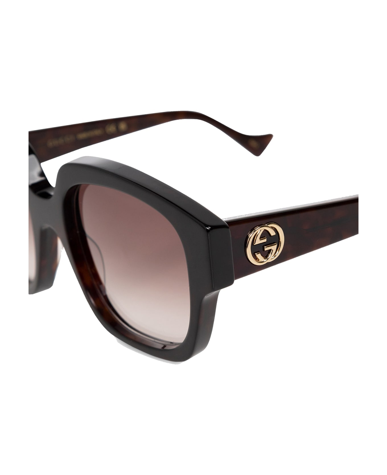 Gucci Eyewear Square Frame Sunglasses - Brown