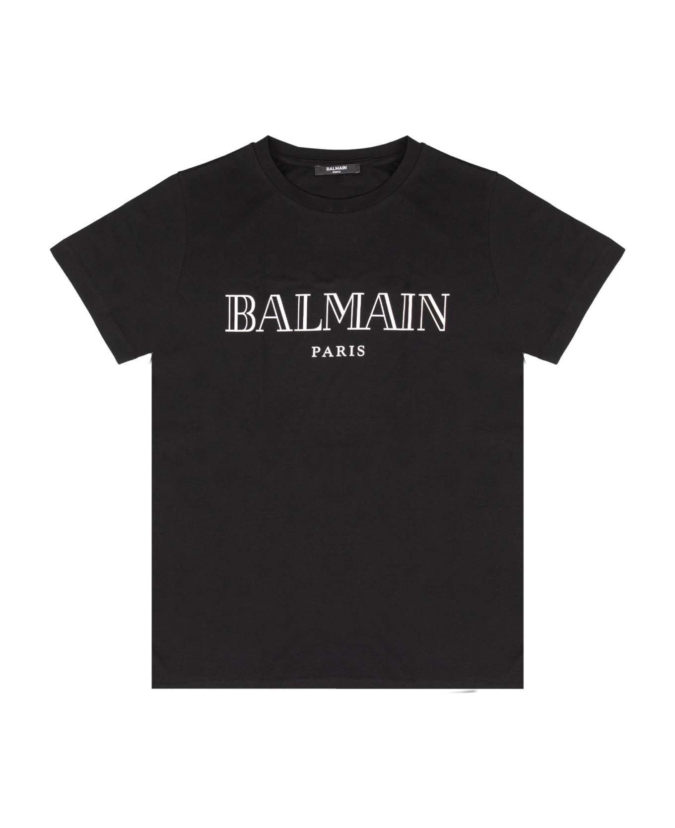 Balmain Cotton T-shirt With Logo - Back