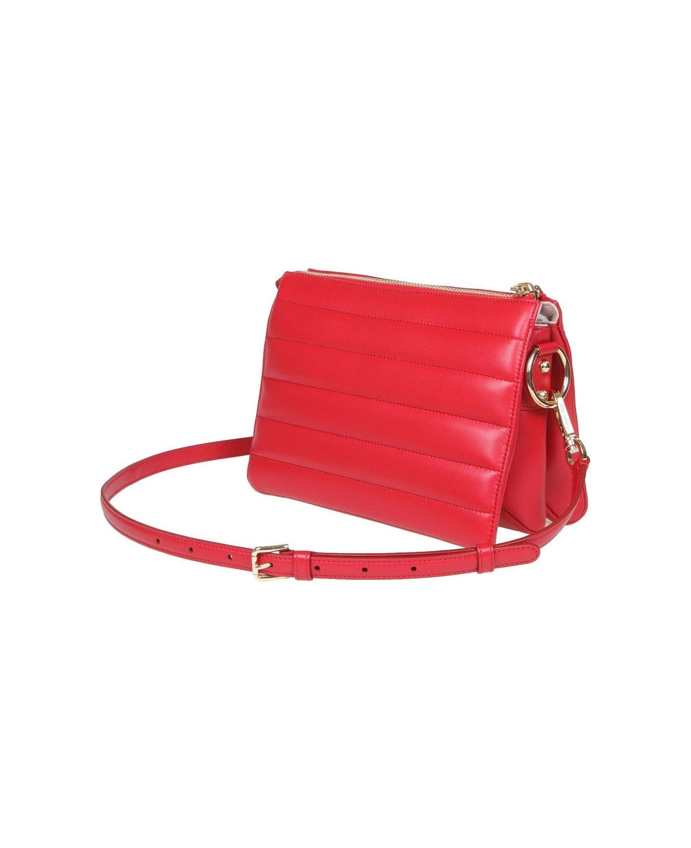 Dolce & Gabbana Dolce && Gabbana Medium Quilted Tris Bag - Red クラッチバッグ