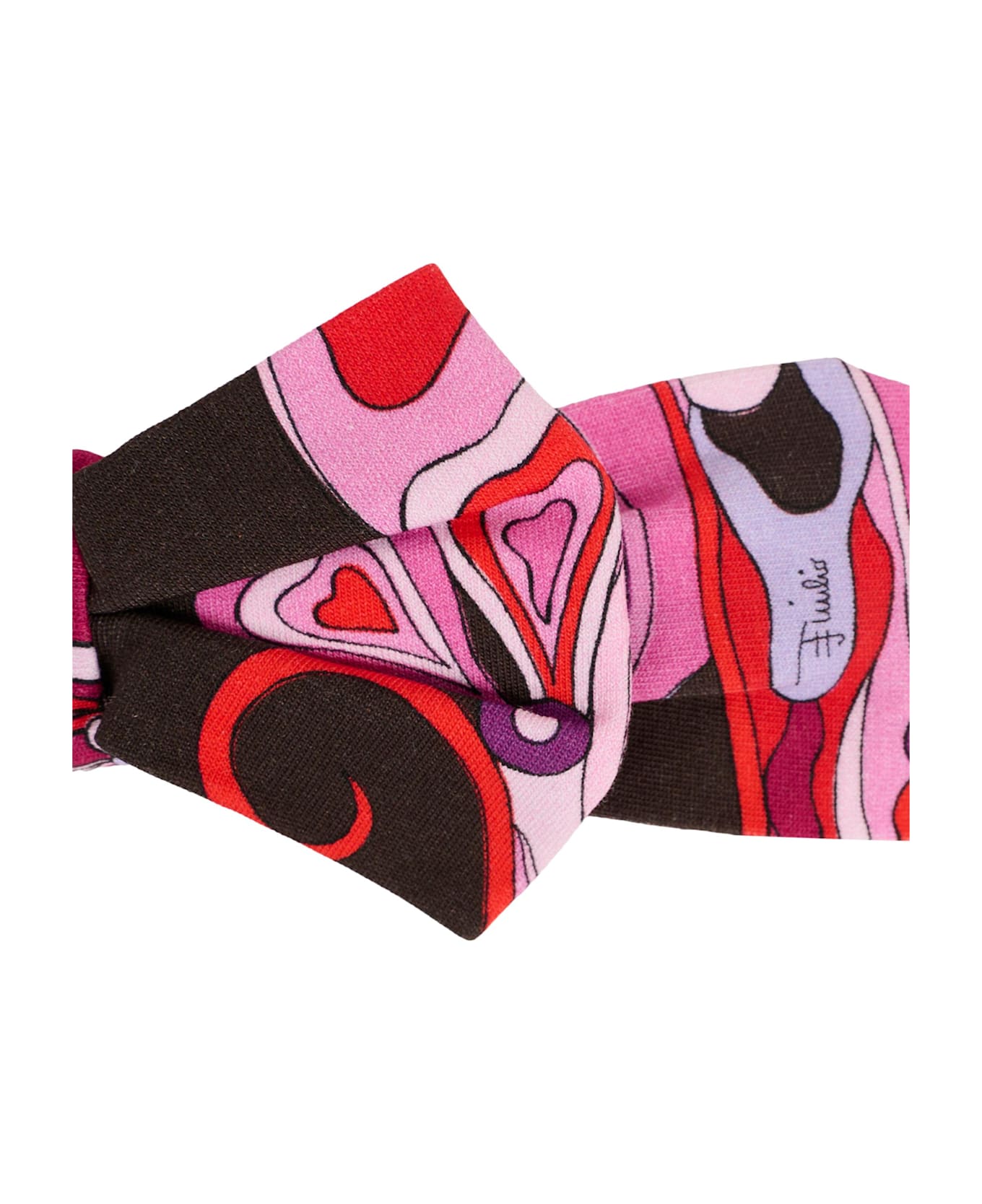 Pucci Fuchsia Band For Baby Girl With Print - Fuchsia