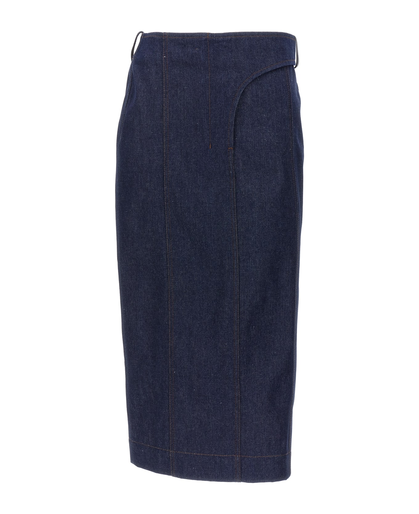 Jacquemus 'la Jupe De-nîmes Obra' Skirt - Blue スカート