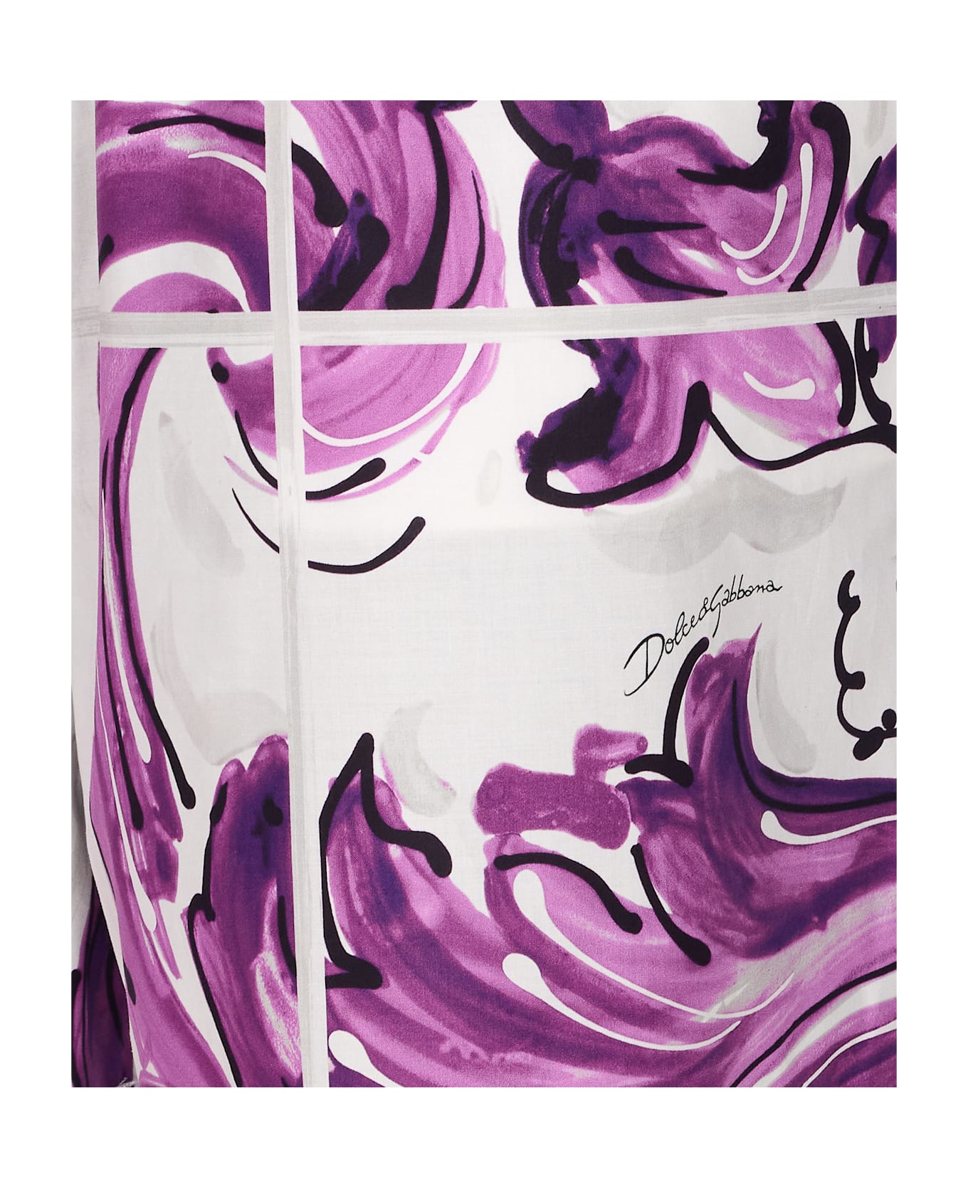 Dolce 
Gabbana Maiolica Print Shorts - Purple