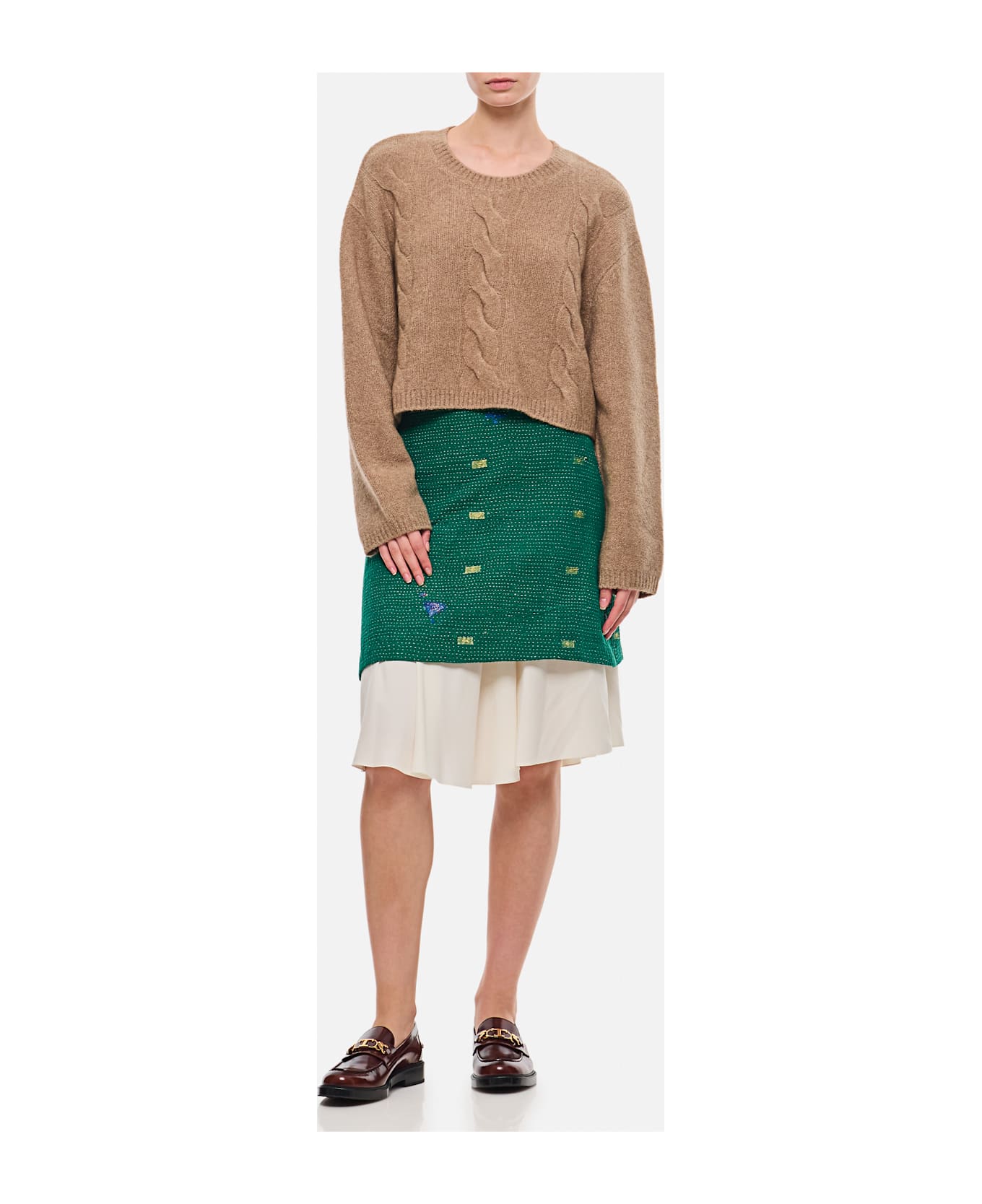 Lisa Yang Hannan Chasmere Sweater - Beige