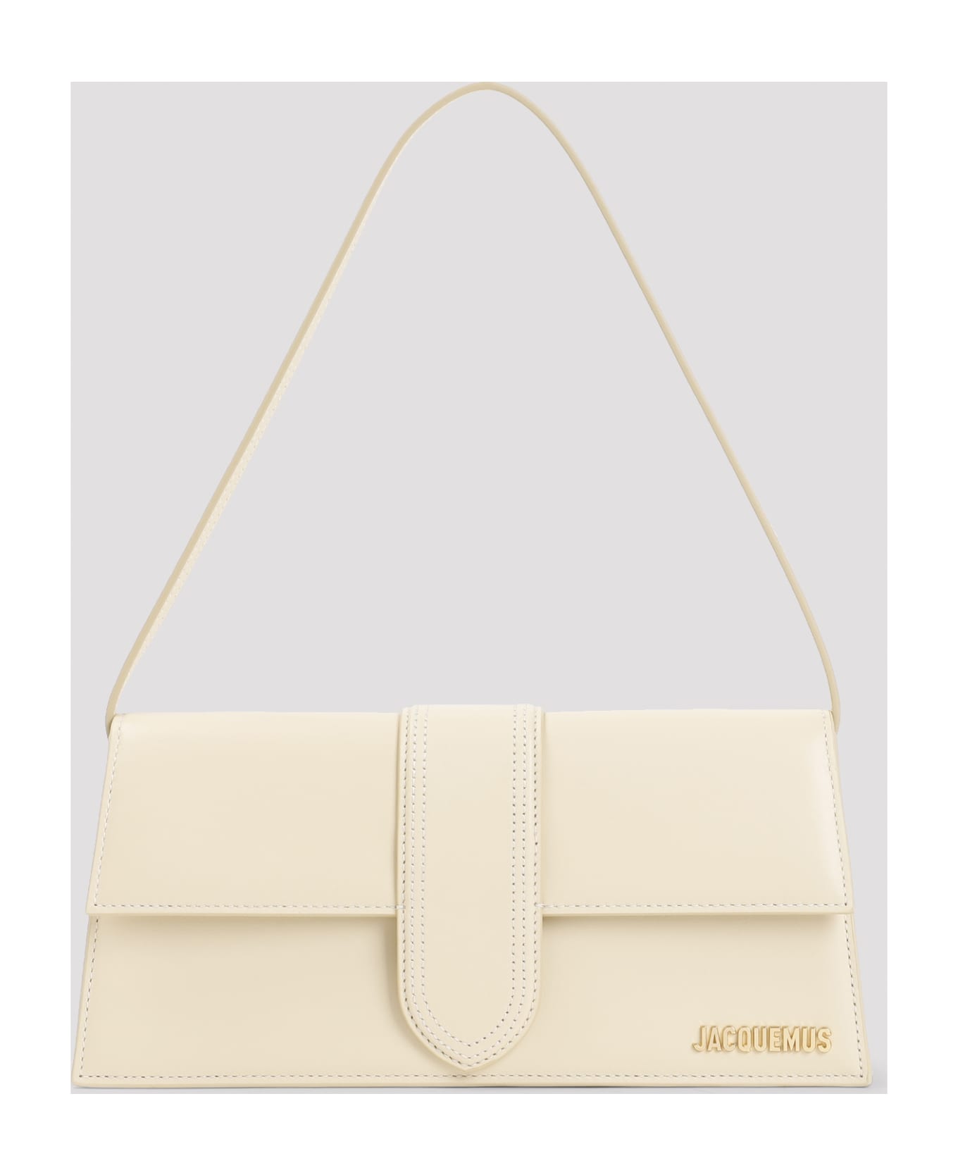Jacquemus Le Bambino Leather Shoulder Bag - Ivory
