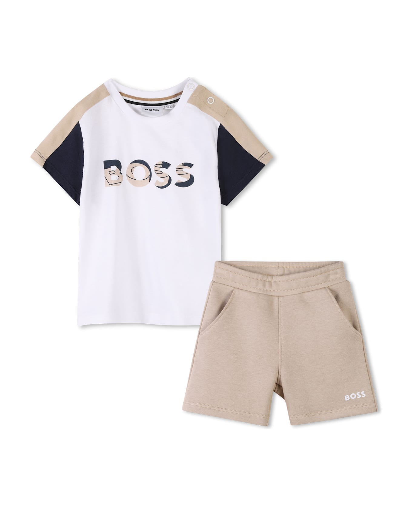 Hugo Boss Completo Con Stampa - White