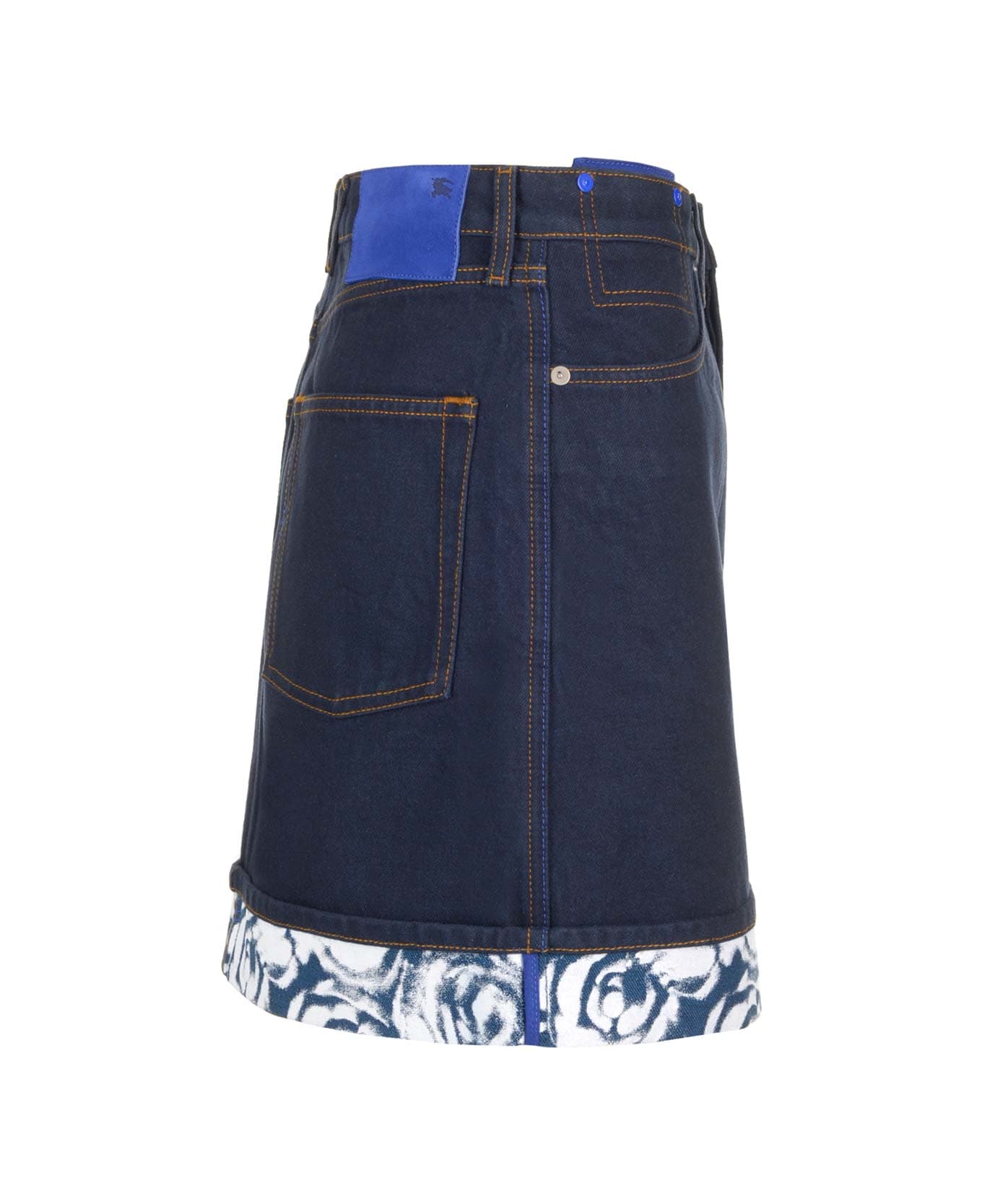 Burberry Denim Mini Skirt - Blue