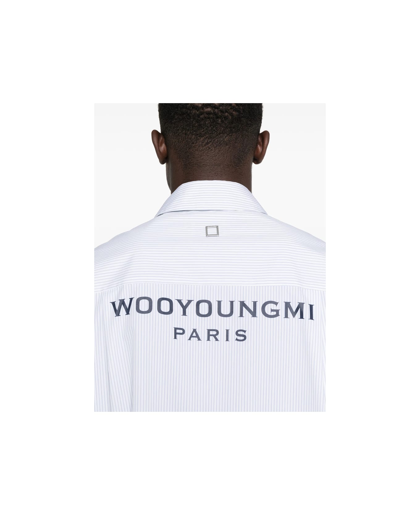 WOOYOUNGMI Shirt - BLUE/WHITE