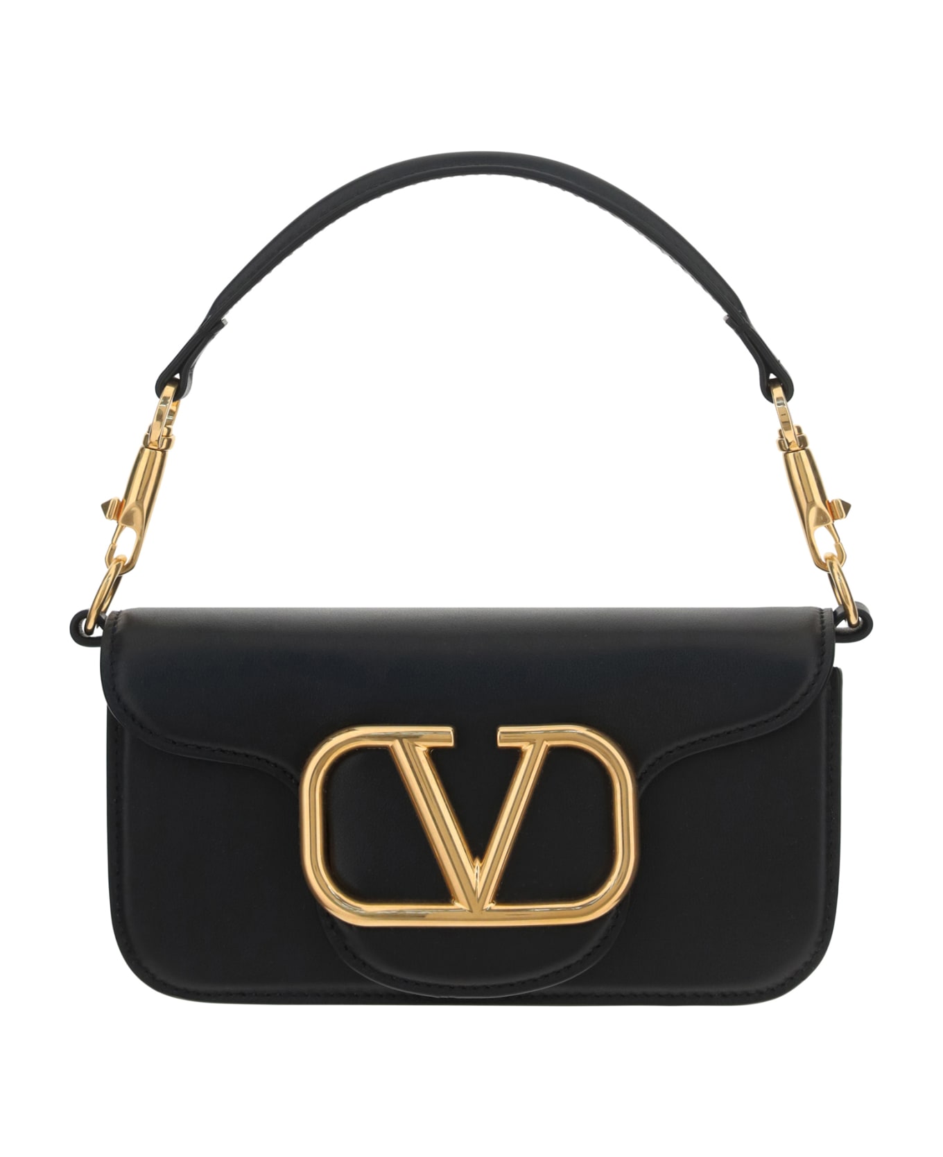 Valentino Garavani Small Locò Shoulder Bag - Nero