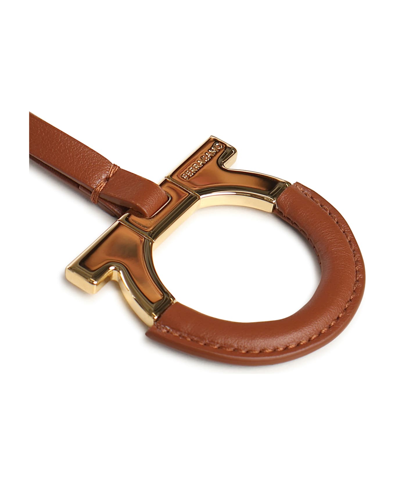 Ferragamo Gancini Charm - Brown