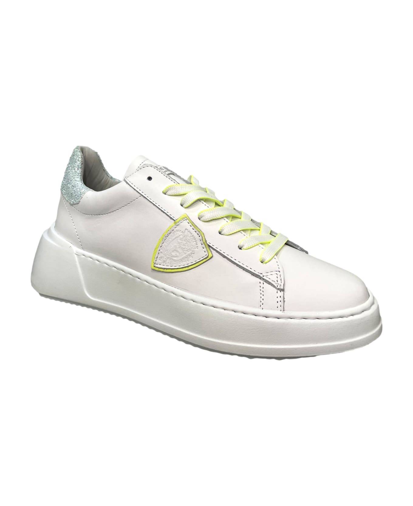 Philippe Model Tres Temple Sneakers - White