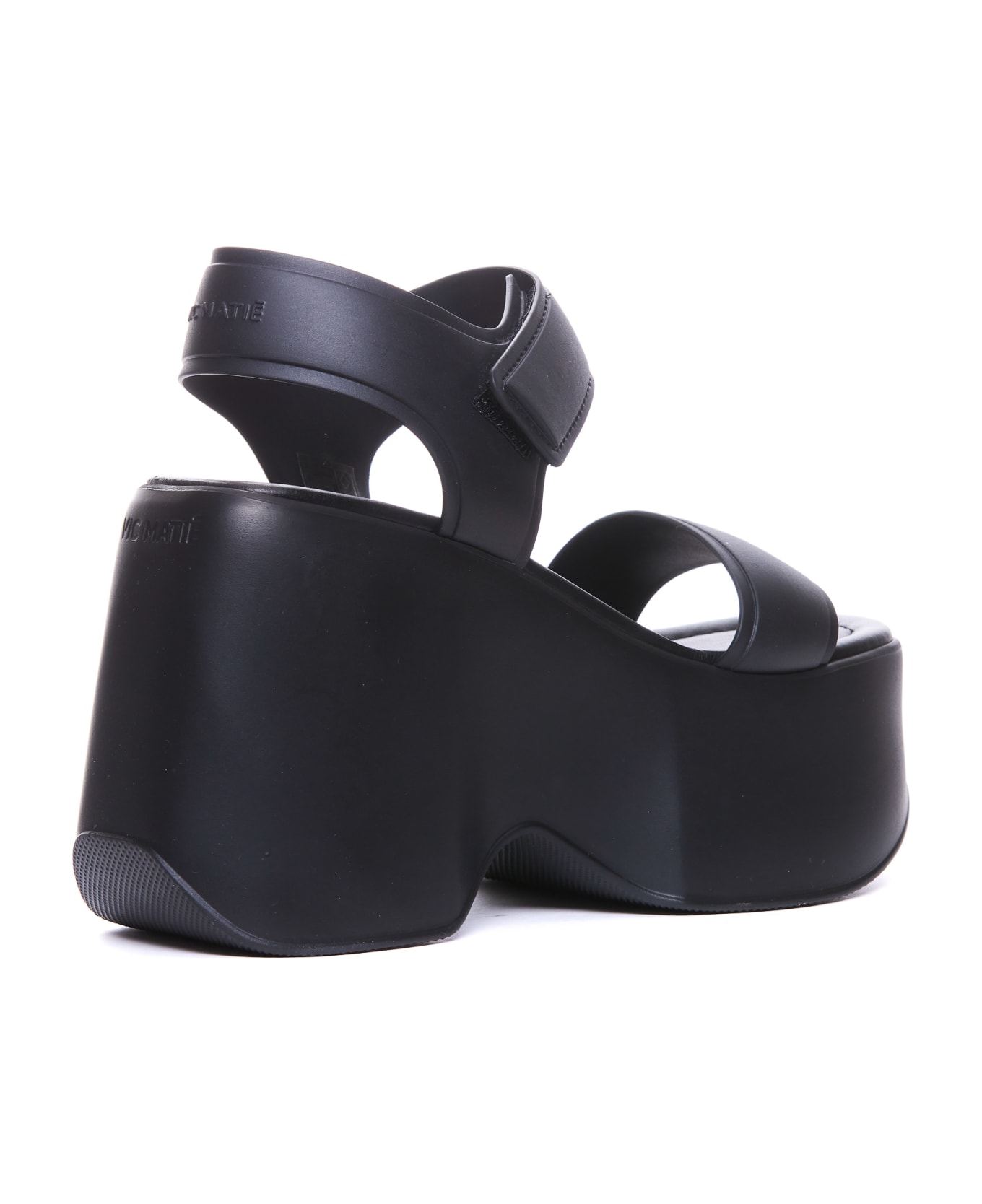 Vic Matié Rubby Platform Sandals - Black