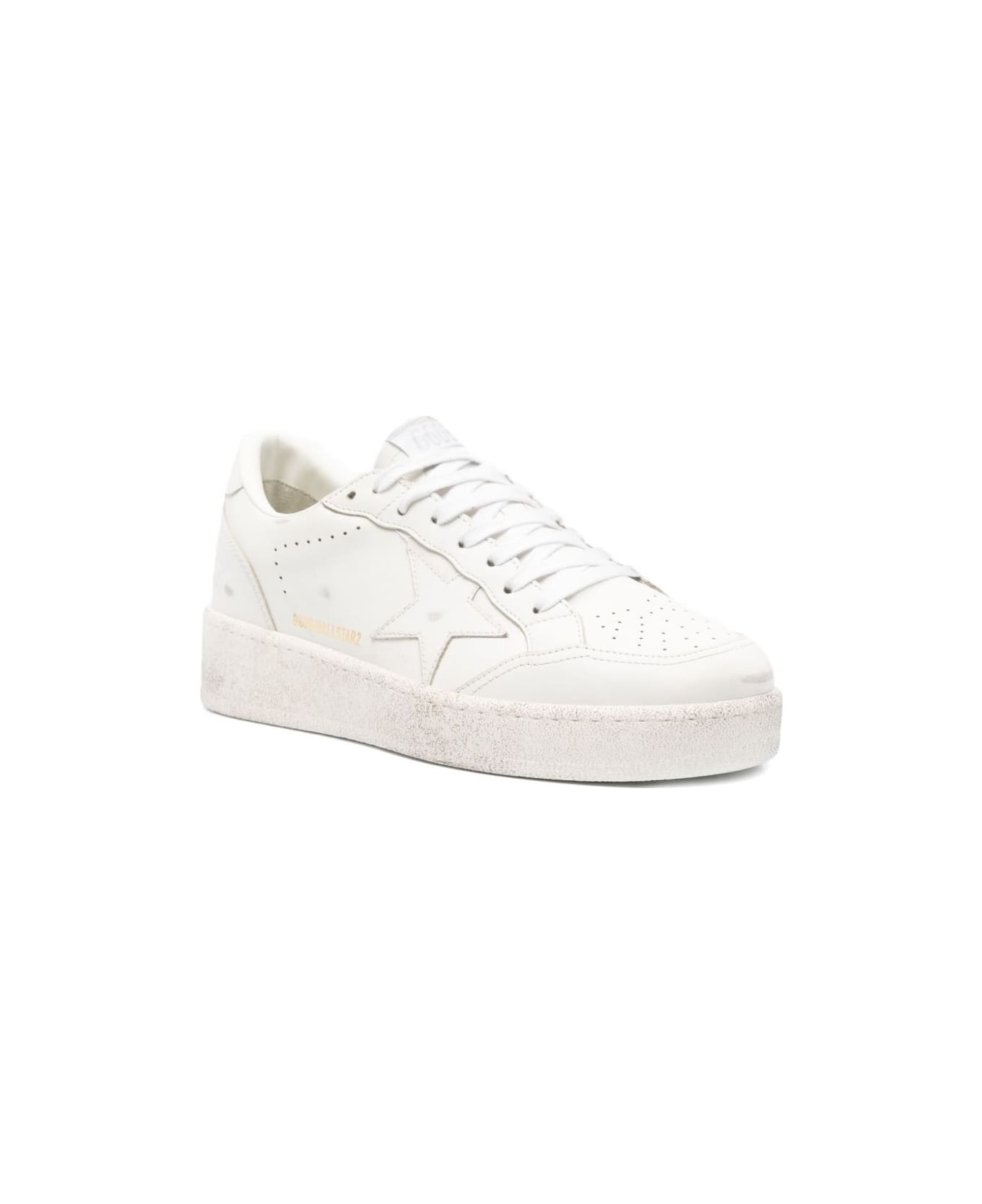 Golden Goose Ball Star Sneakers - White